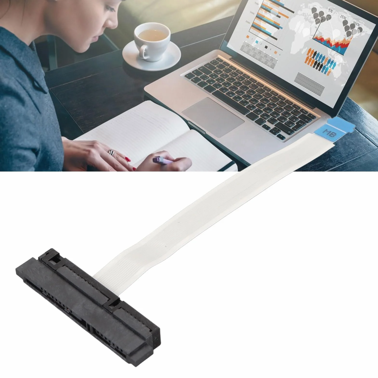 Kabel SATA do Dysku Twardego SSD 2,5 cala dla HP Notebook