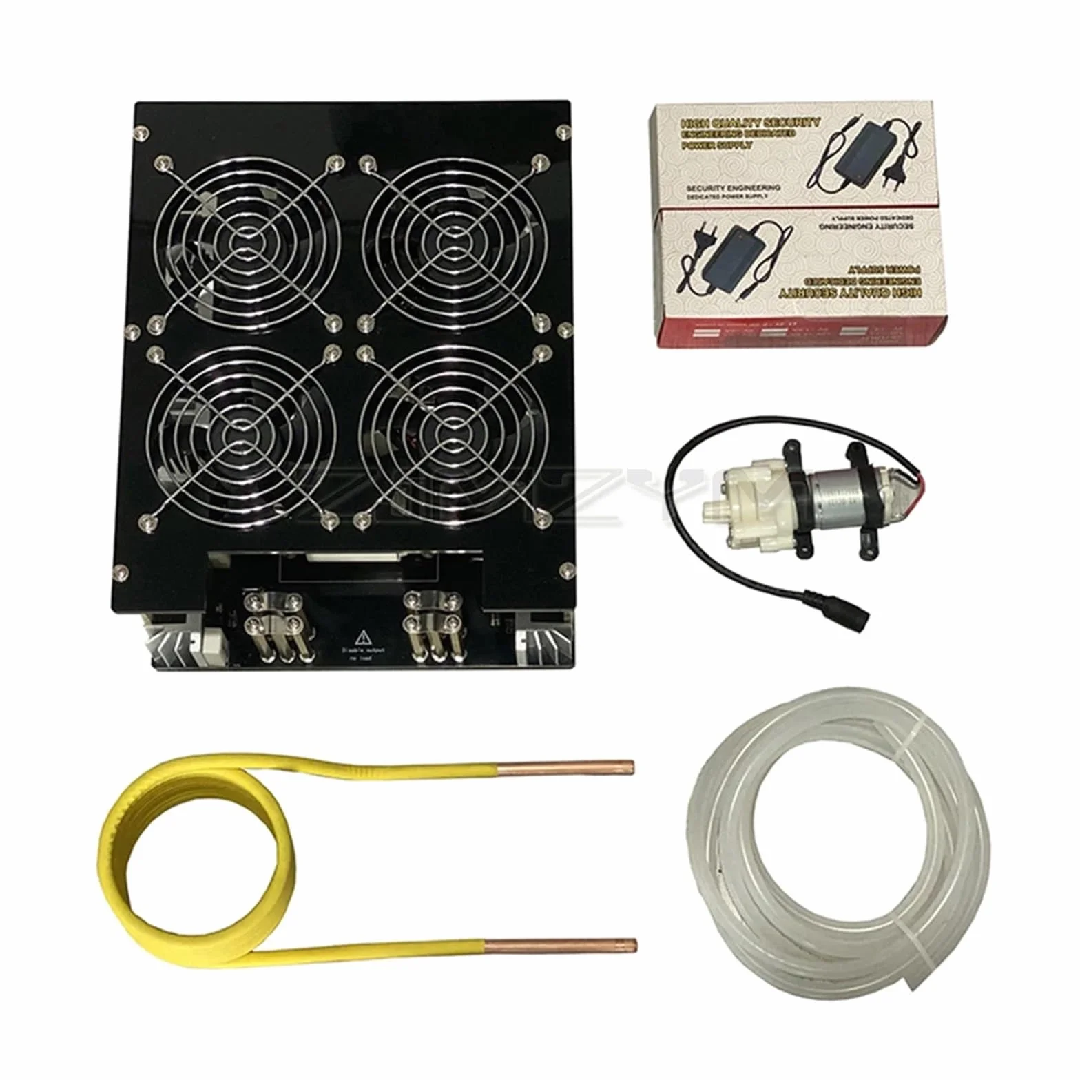 Moduł ogrzewania indukcyjnego Moduł nagrzewnicy indukcyjnej ZVS o mocy 5000 W. Płyta PCB do ogrzewania indukcyjnego wysokiej częstotliwości Stopiony metal + cewka + pompa Zabezpieczenie przed przeciąż