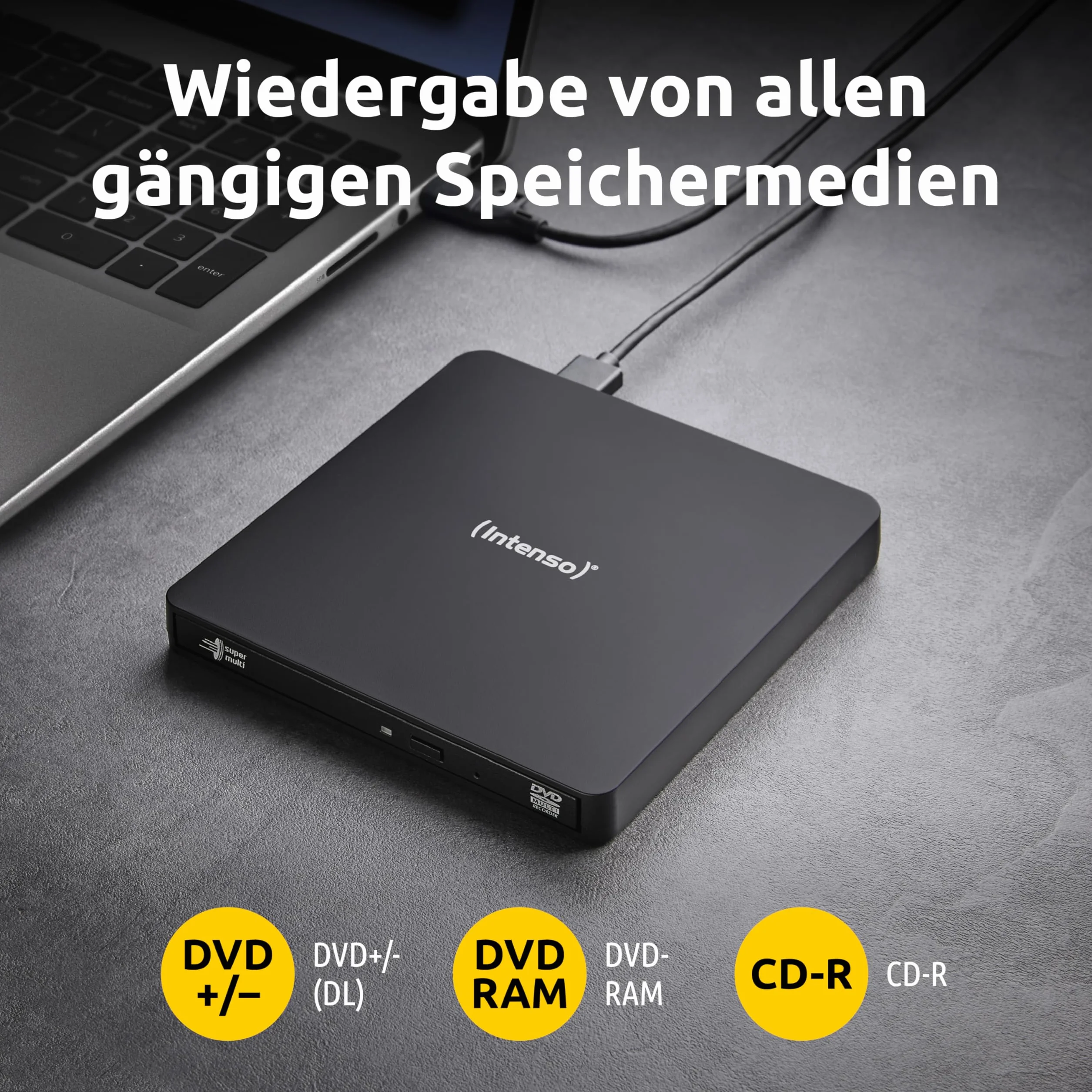 Intenso Zewnętrzny napęd CD/DVD EOD 400D Slim USB 3.2