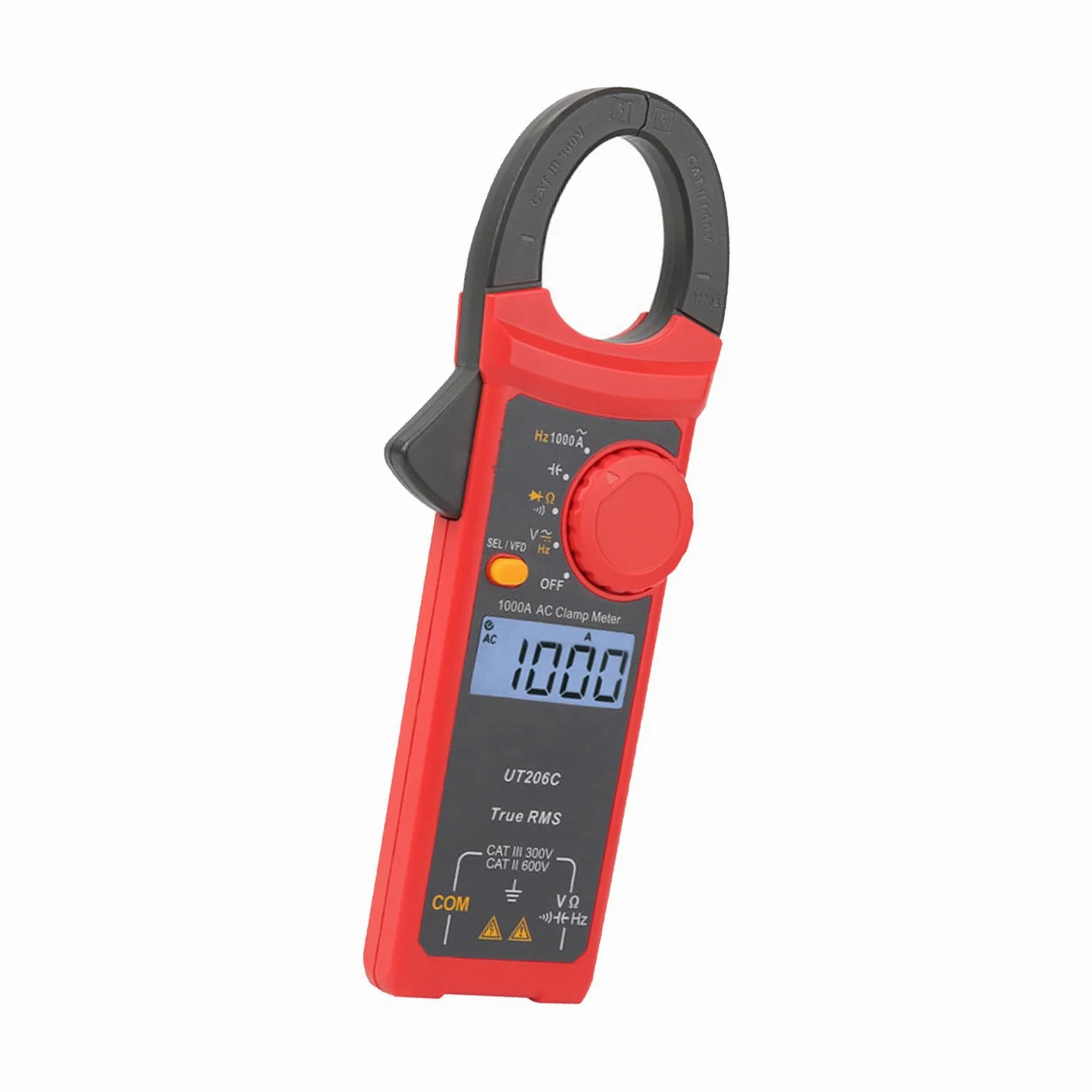 Miernik cęgowy multimetr cyfrowy 0-600 V 1000 A napięcia rezystancja prądu 6000 zliczeń prąd amperomierz tester napięcia tester