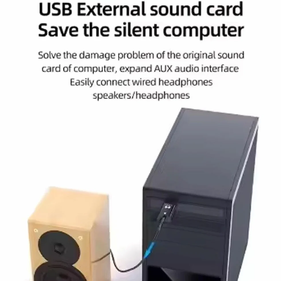 Odbiornik USB Bluetooth 5.1 adapter audio Bluetooth zewnętrzny nadajnik 4-w-1