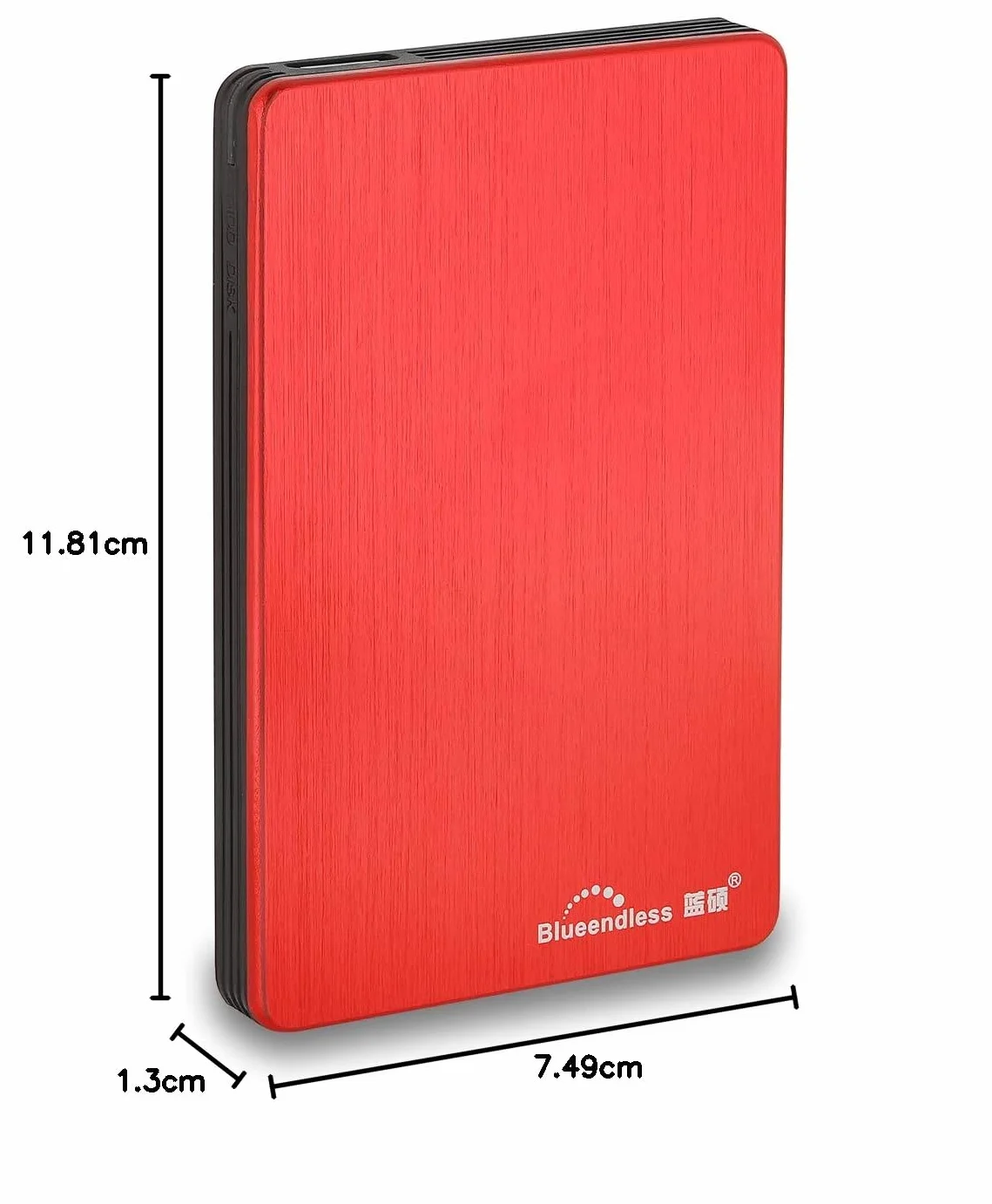 Zewnętrzny Dysk Twardy 2,5 cala USB 3.0 320 GB Czerwony