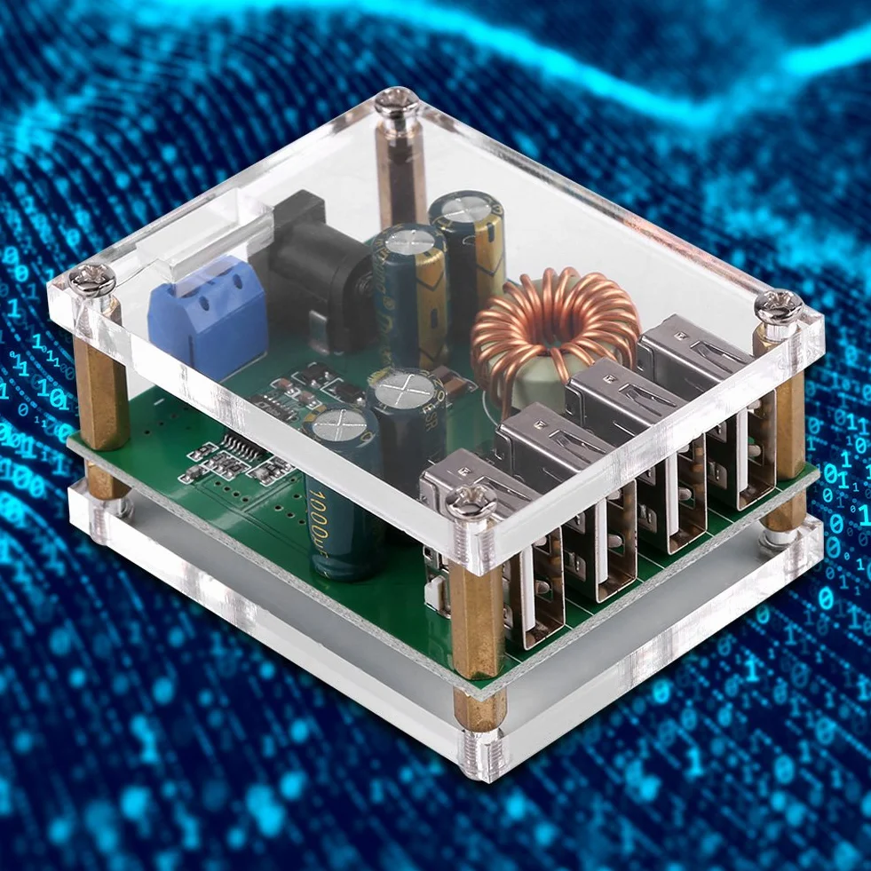 Konwerter DC-DC Step-Down 7-60 V do 5 V 5 A 4 USB wyjście