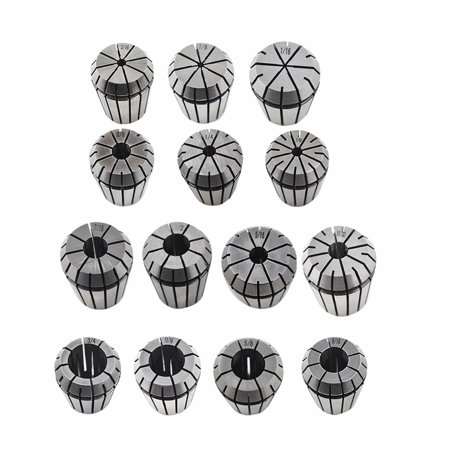 Zestaw zacisków sprężynowych z precyzyjnym zaciskiem ER11 ER16 ER20 ER25 ER32 do frezarki CNC do tokarki i maszyny do grawerowania(12pcs ER32)