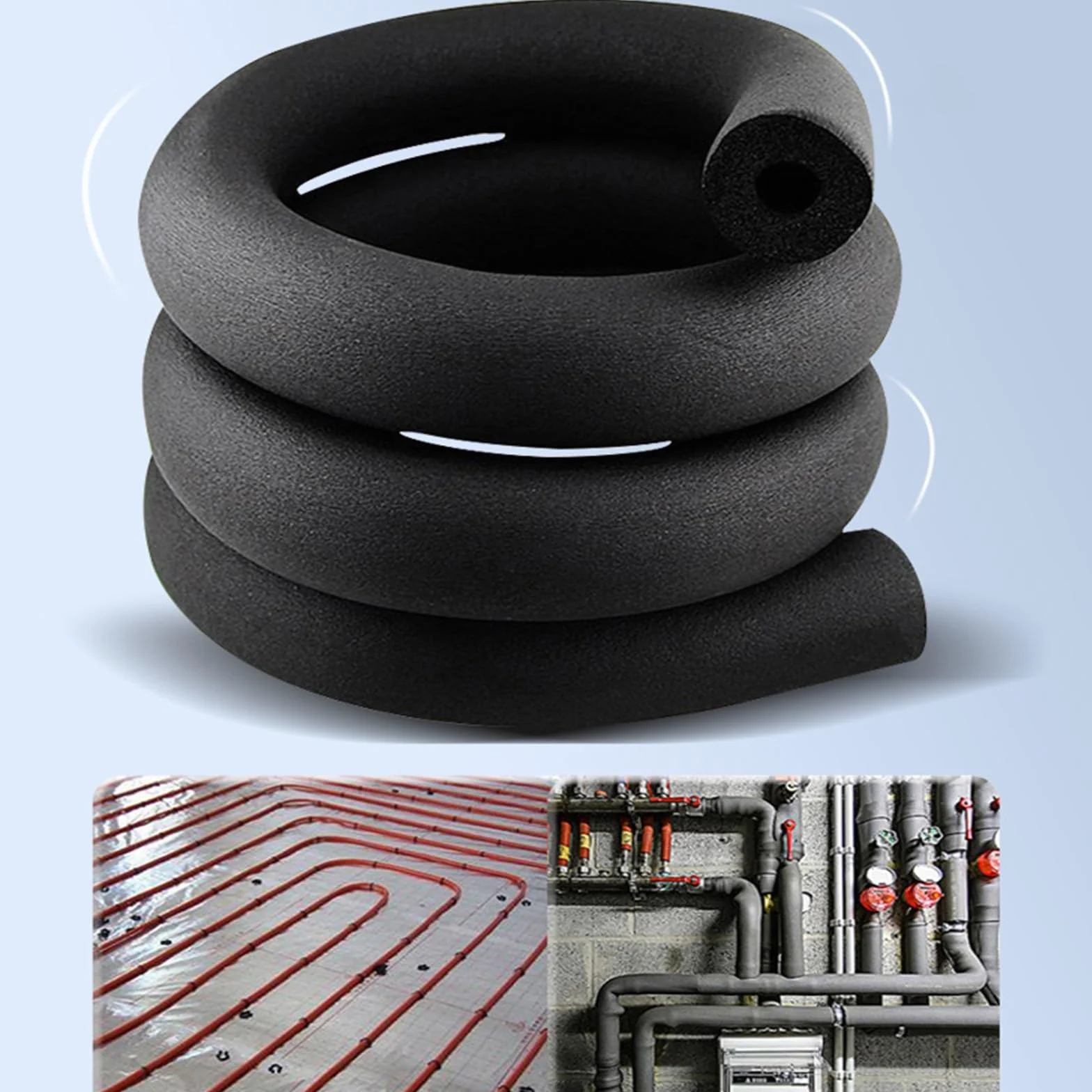 Antifreeze Insulation Wrap, Thick Heat Preservation Foam Tube, Pipe Insulation Tubing, For Plumbing Freeze Protection Exercise Handle(20mmx30mmx2m)