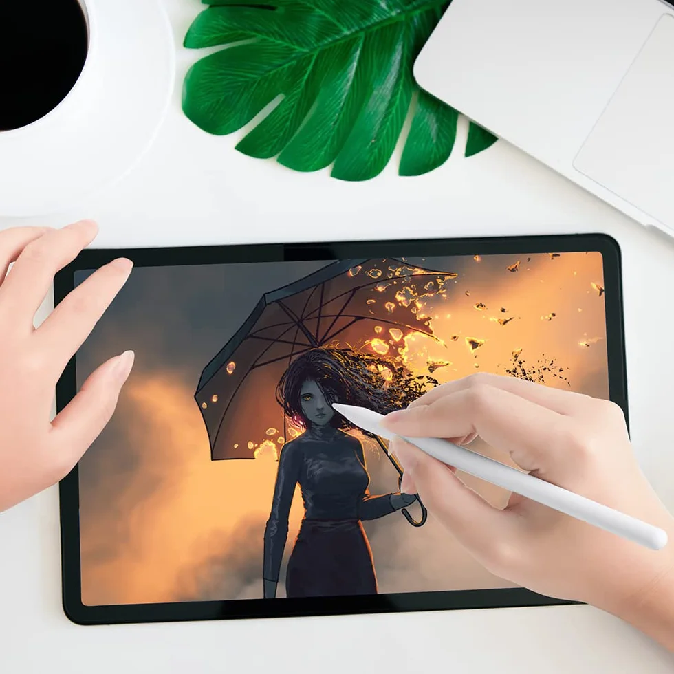 flintronic Wkłady do Apple Pencil Kompatybilne z iPad Pro, 6-pak zamiennych końcówek 1. i 2. generacji