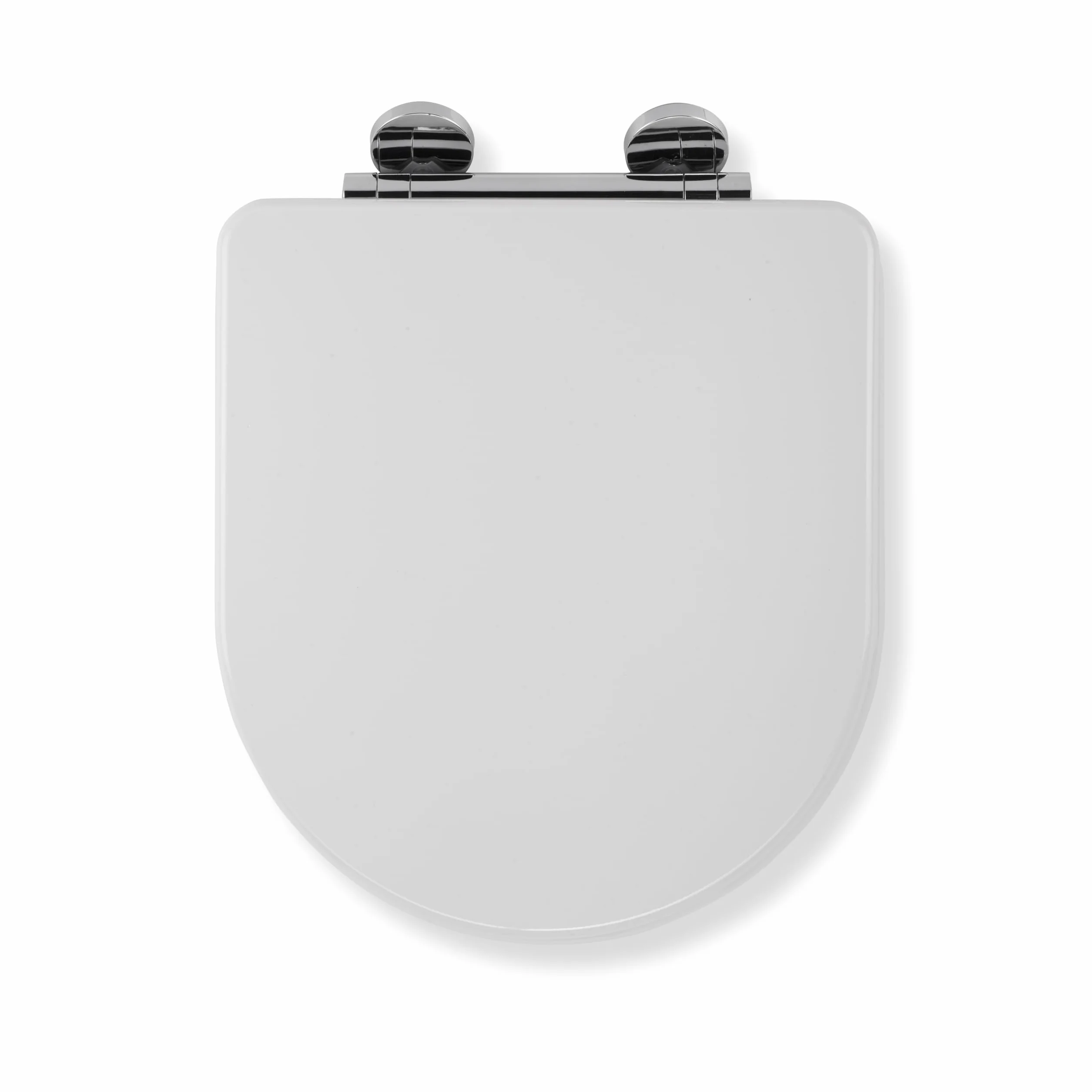 Croydex Flexi-Fix Garda D-Shape Always Fits Never Slips Slow Close Antybakteryjna deska sedesowa, drewno, biała, 42 x 37,2 x 6 cm