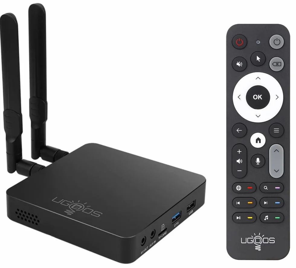 Ugoos AM6B Plus TV Box Amlogic S922X-J Android 9.0 DDR4 4 GB RAM 32 GB ROM WiFi6 1000 M USB 3.0 BT5.0 4K H.265 HDR TV Box