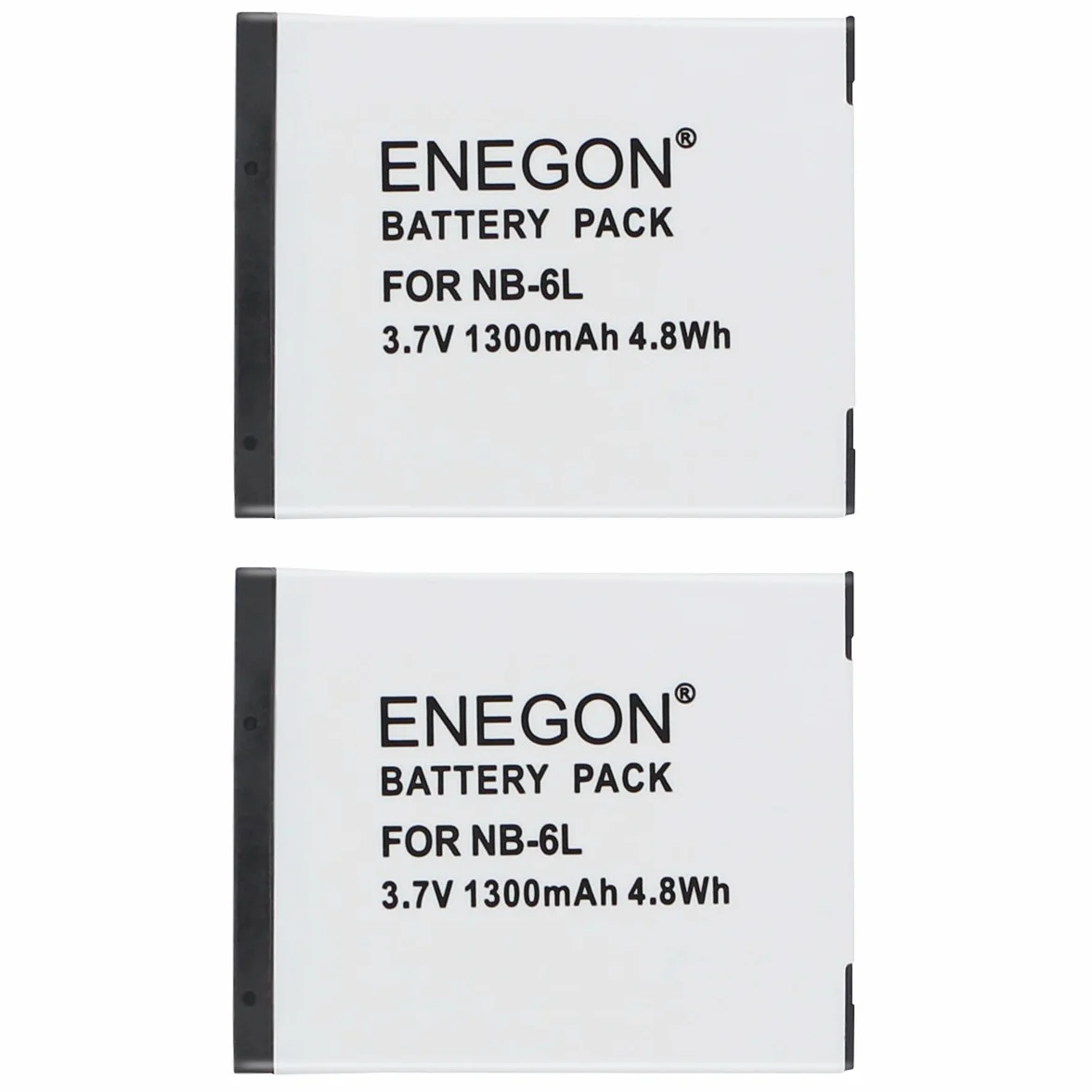 ENEGON Zapasowa bateria (2 sztuki) i ładowarka do Canon NB-6L, NB-6LH, CB-2LY i Canon PowerShot SX510 HS, SX500 is, SX700 HS, SX280 HS, SX260 HS, SX170 is i innych aparatów