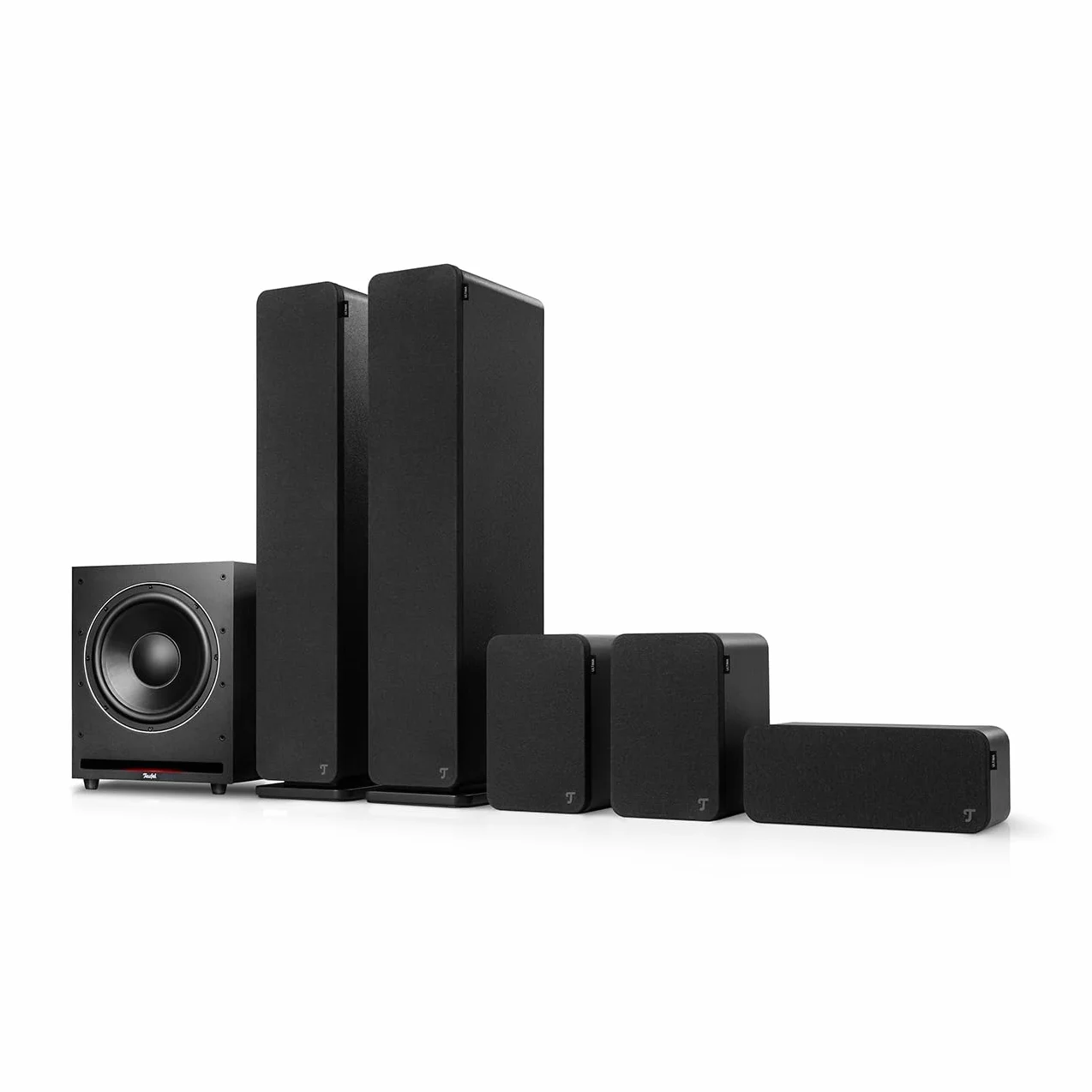 Teufel ULTIMA 40 Surround Power Edition 5.1 Zestaw kina domowego system trójdrożny bass reflex czarny