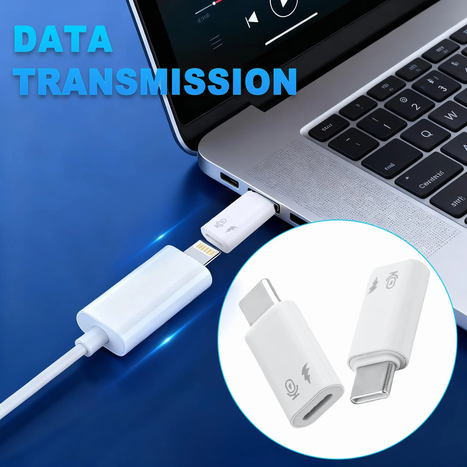 Adapter Żeński na USB-C Męski OTG Mikrofon Karta Dźwiękowa Ładowania Kompatybilny z iPhone 17 16 15 iPad