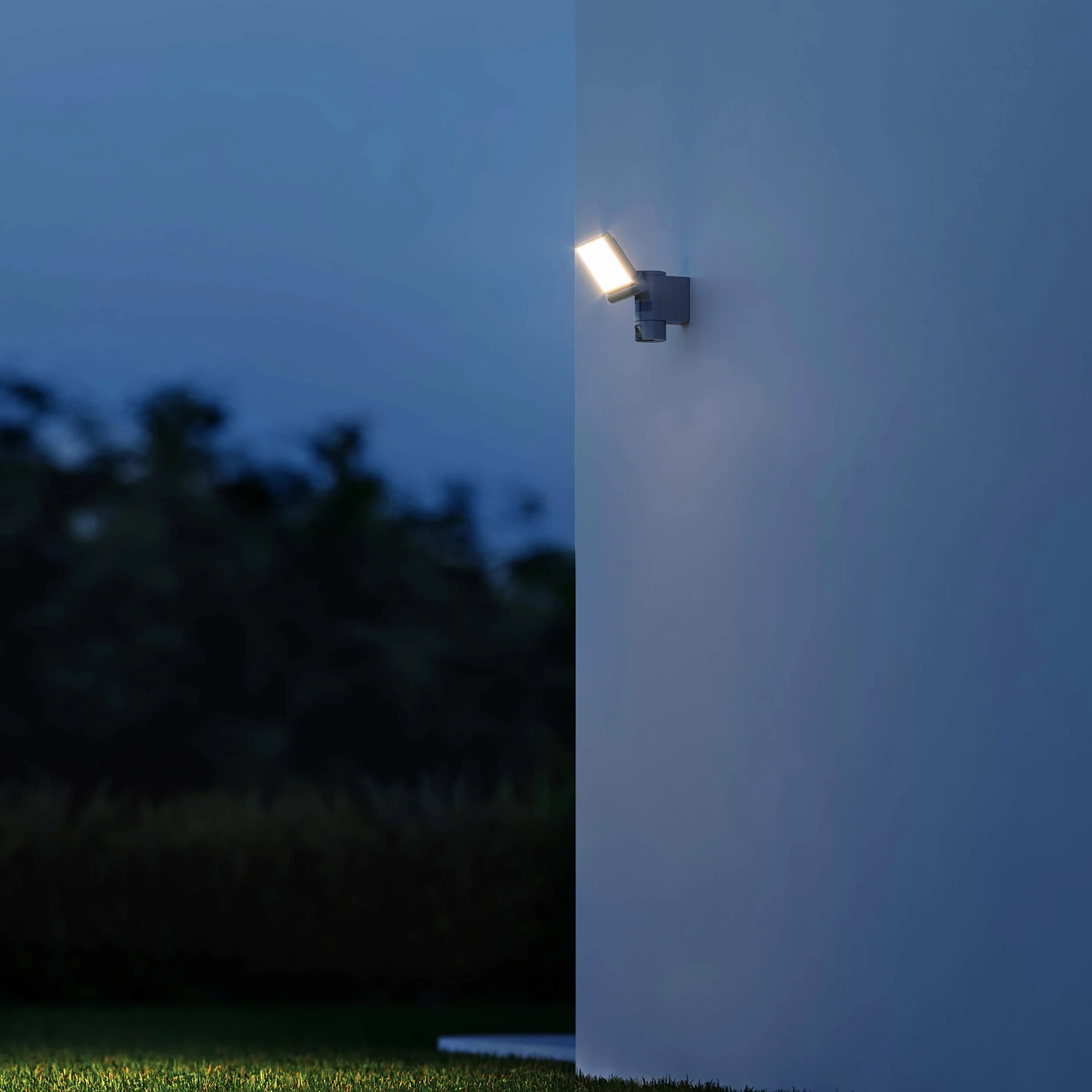 Steinel XLED CAM 1 oświetlenie kamery: reflektor zewnętrzny, kamera monitorująca, domofon, czujnik ruchu na podczerwień 180°, aluminium, 21 W, antracyt