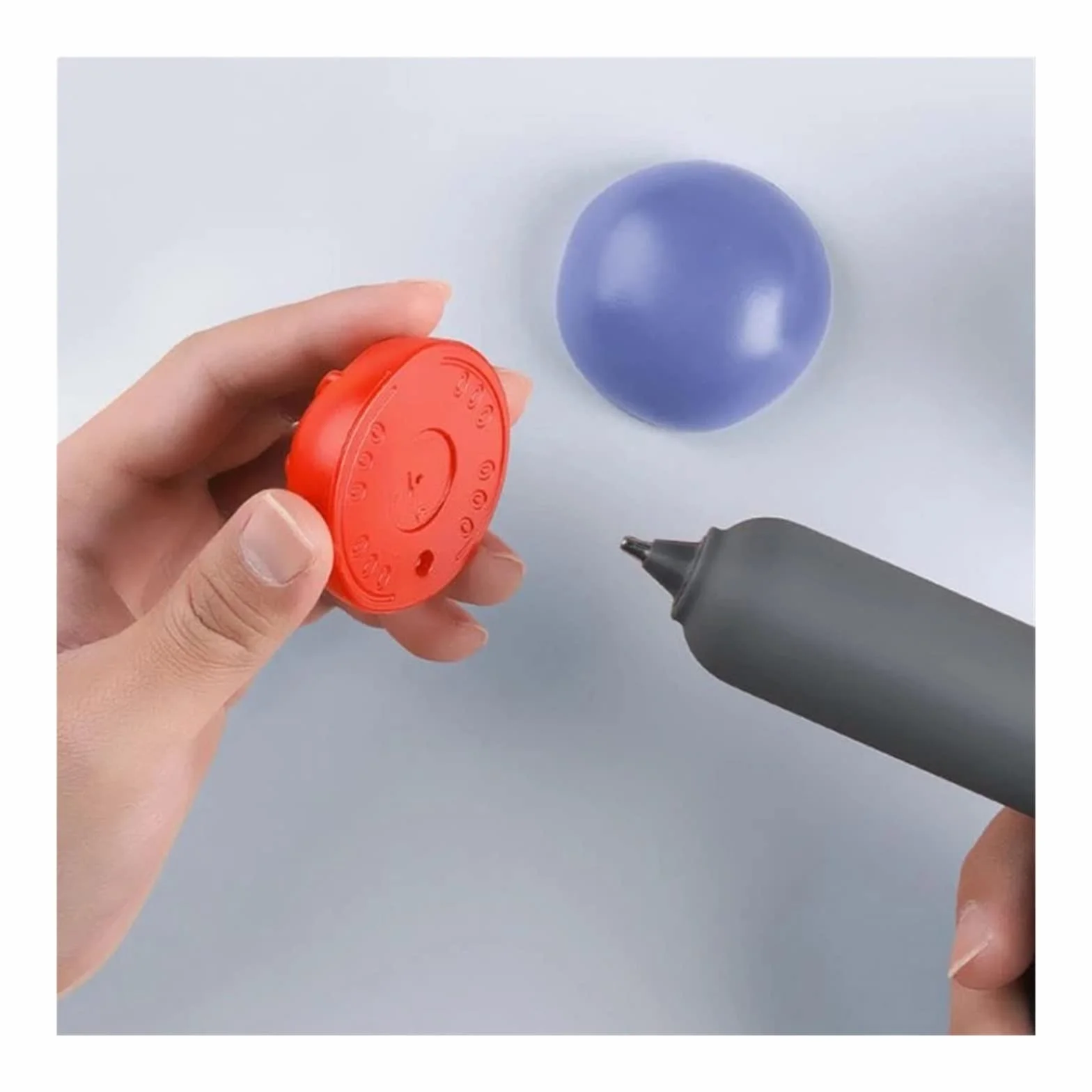 Pistolet Do Kleju Na GorąCo Elektryczny Pistolet Do Klejenia Na Gorąco Bezprzewodowy Mini Narzędzie Do Klejenia Termicznego Strona Główna DIY Przenośny Akumulator(XM-YP-830-A-10stick)