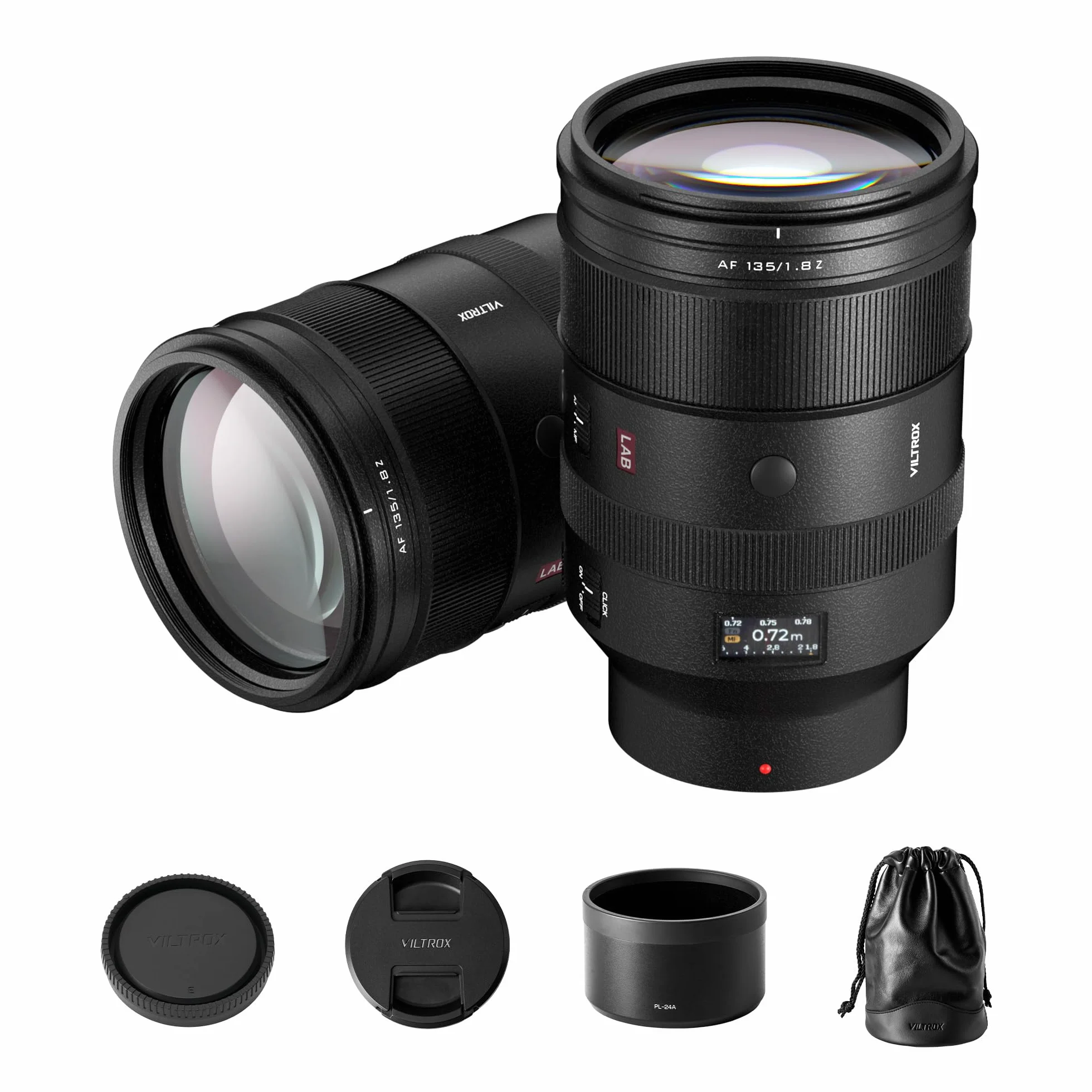 VILTROX Obiektyw 135 mm F1.8 LAB Z Pełnoklatkowy Teleobiektyw Autofokus Prime z Silnikiem HyperVCM Nikon Z-Mount