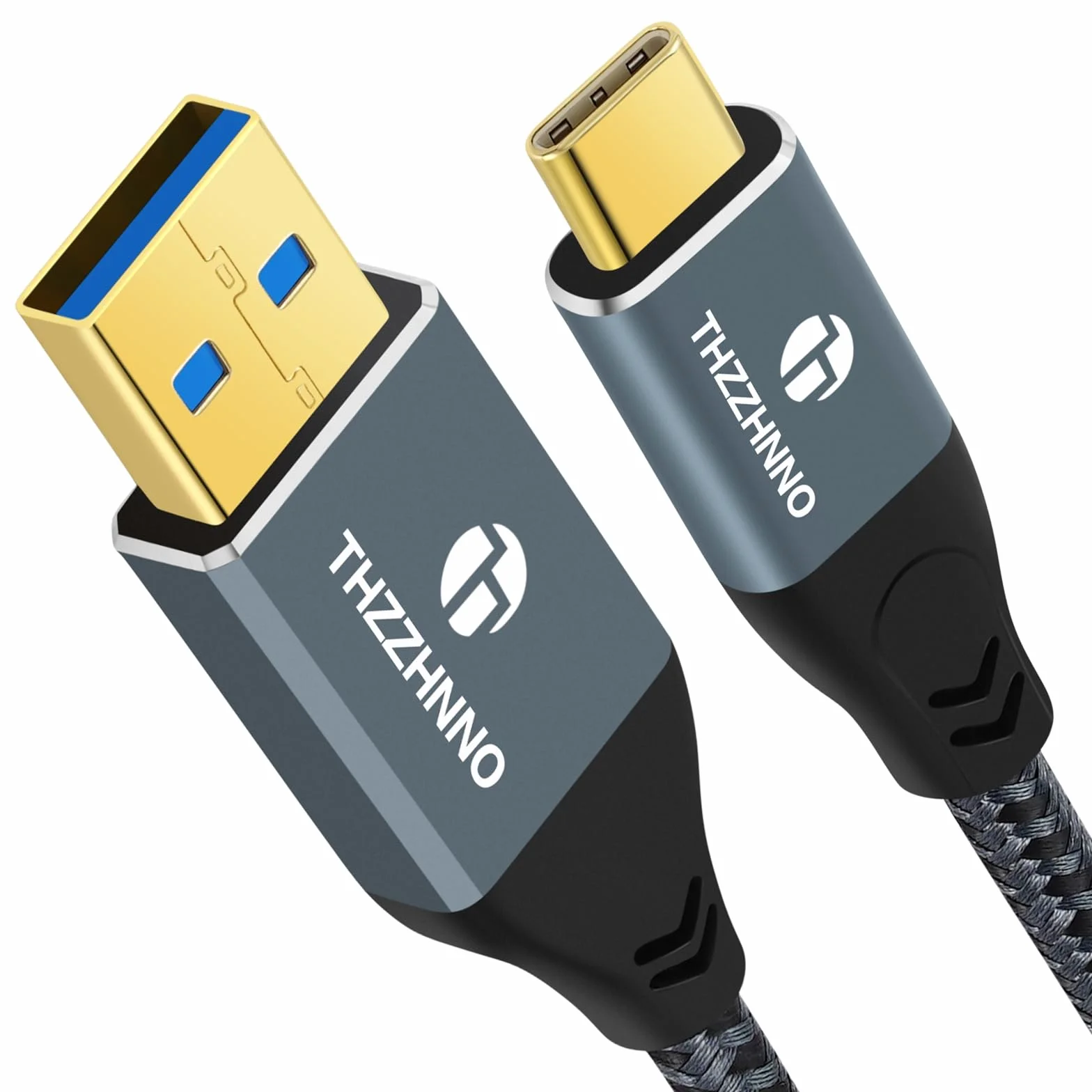 Kabel USB A na USB C 0.5m USB 3.2 Gen2 10 Gbps Nylonowy Oplot do Samsung Galaxy MacBook Pro iPad Pro