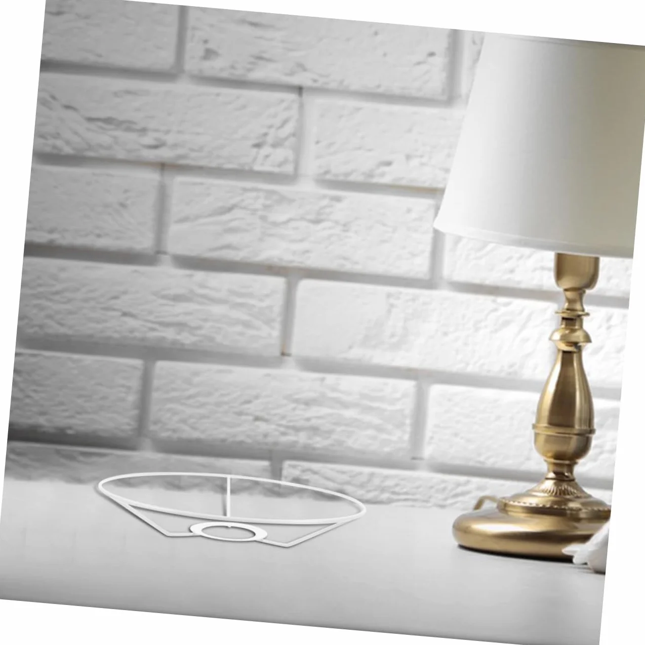 OSALADI 1para z Ramką Klosza Metalowa Konstrukcja Do Lamp Sufitowych i Stołowych Okrągła Elegancki Design Łatwa Instalacja Idealna Do Różnych Przestrzeni