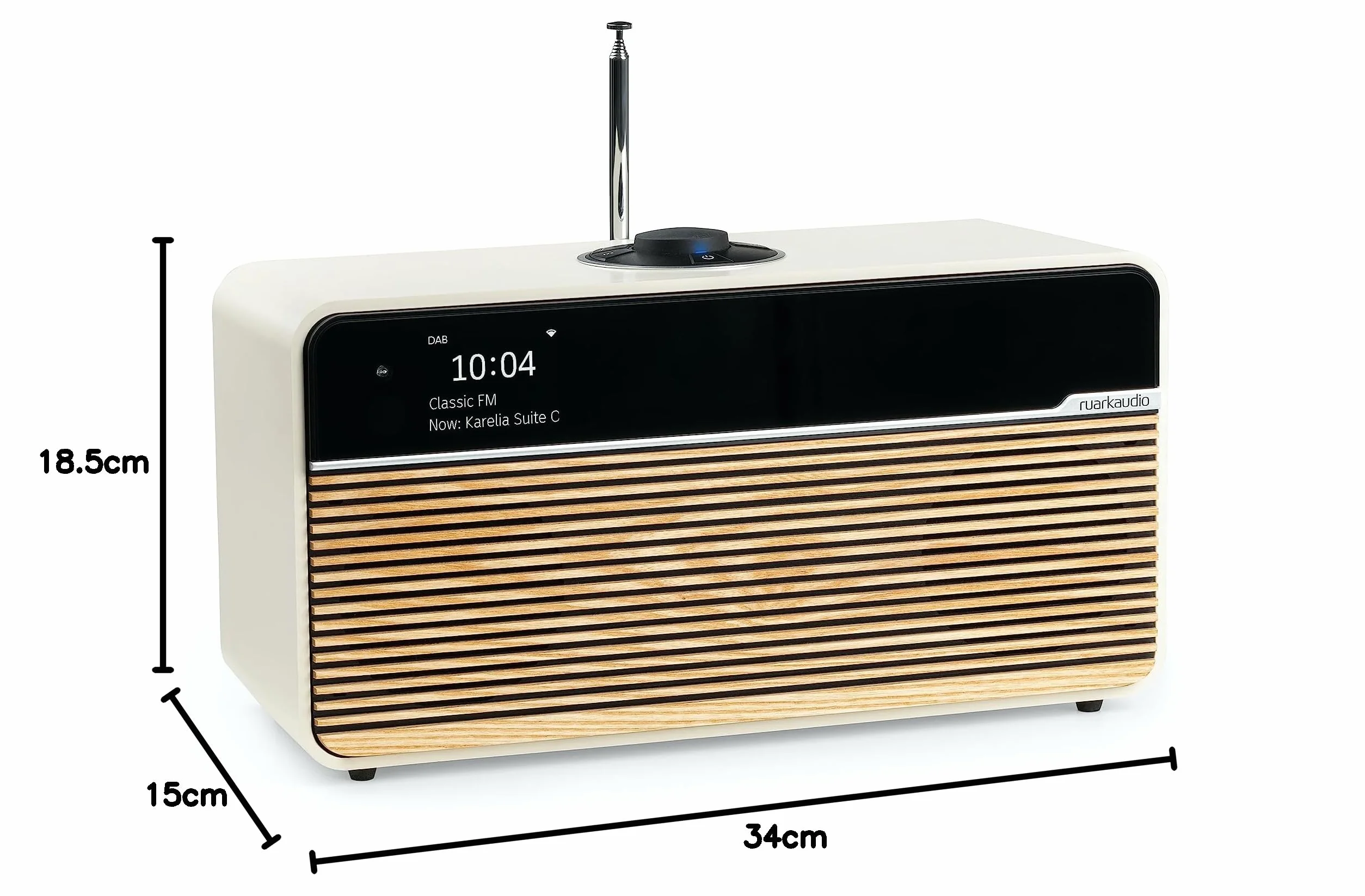 Radio DA/Dab z Wi-Fi i Bluetooth R2 MK4 Light Cream