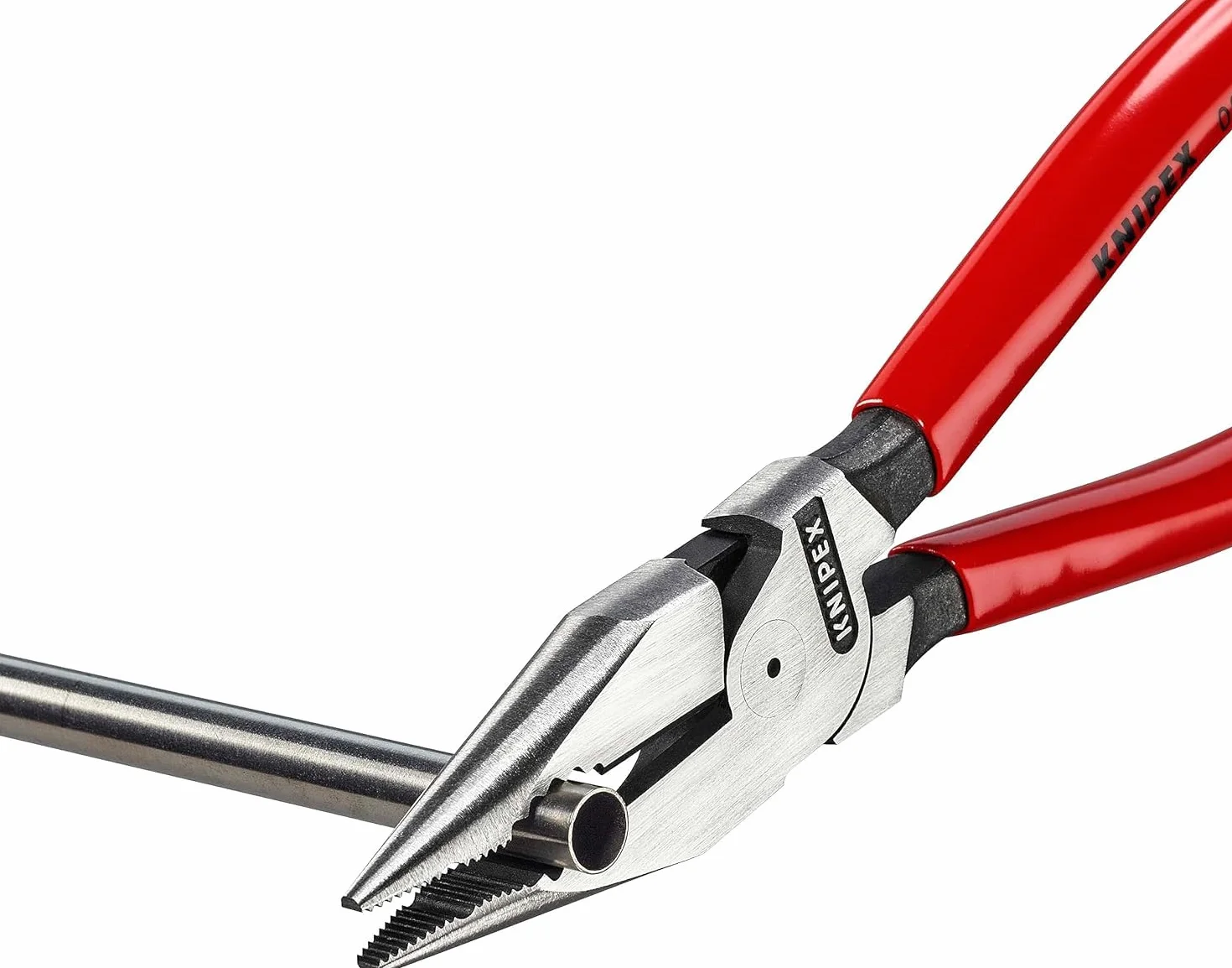 KNIPEX Szczypce uniwersalne z ostro zakończonymi szczękami z tworzywa sztucznego, powlekane 185 mm, 08 21 185
