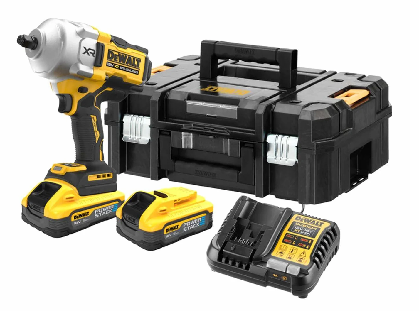 DeWALT Akumulatorowa wkrętarka udarowa DCF961H2T-QW 18 V 5 Ah, wkrętarka udarowa 1626 Nm maks. stały moment obrotowy