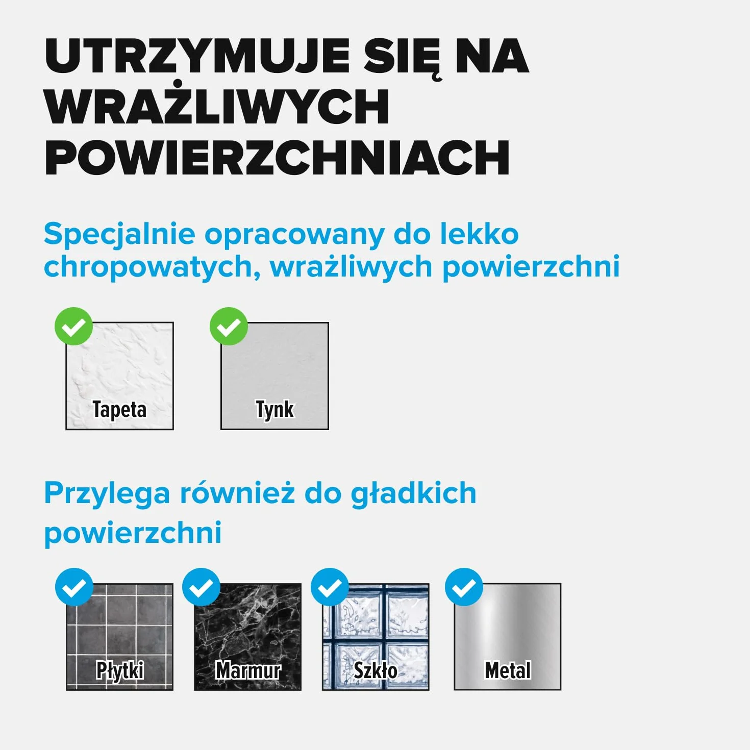 tesa regulowana śruba samoprzylepna do tapet i tynków, 1 kg biały