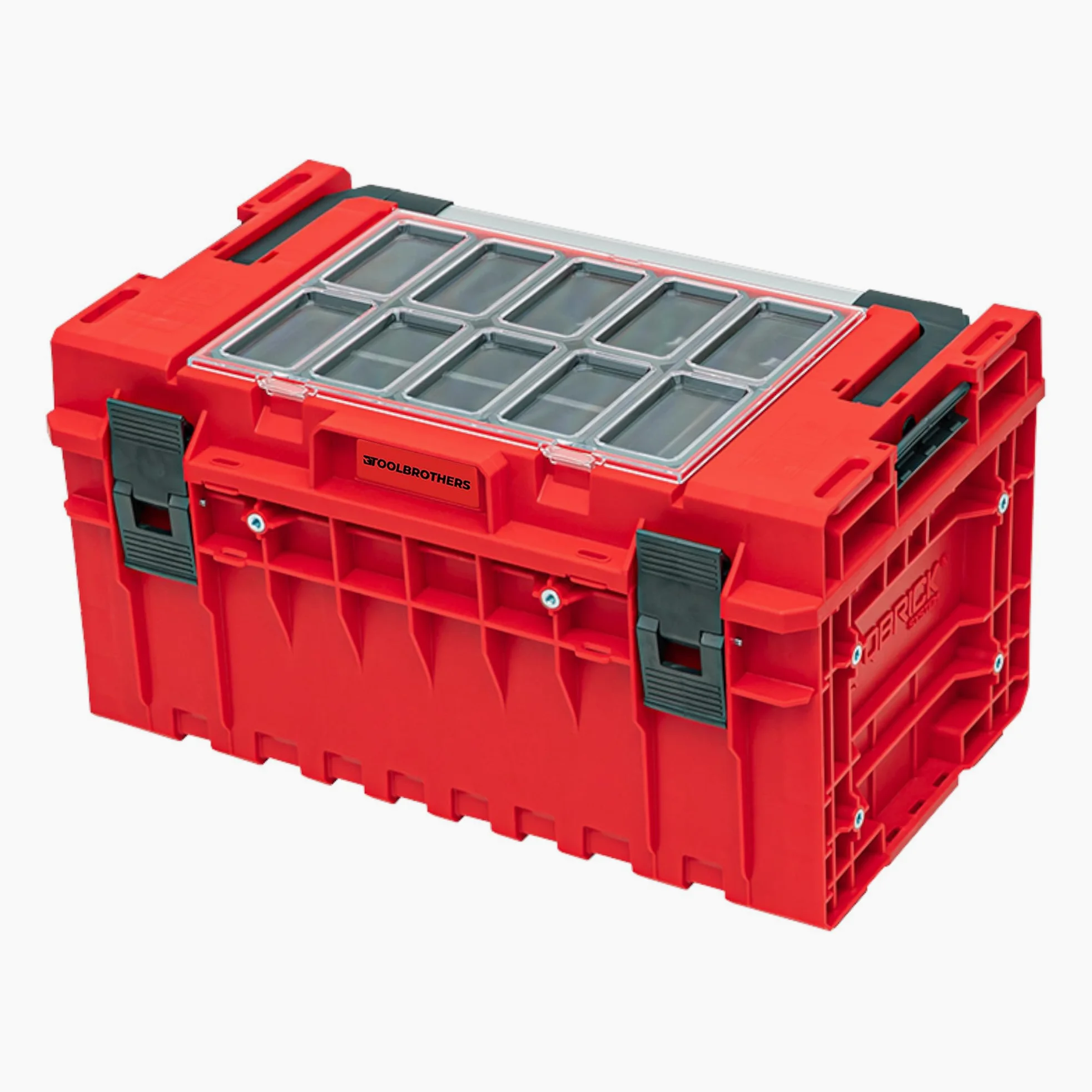 Toolbrothers RHINO ONE 350 2.0 Expert RED ULTRA HD Custom walizka narzędziowa organizer modułowy 585 x 385 x 320 mm 38 l można układać w stos IP66