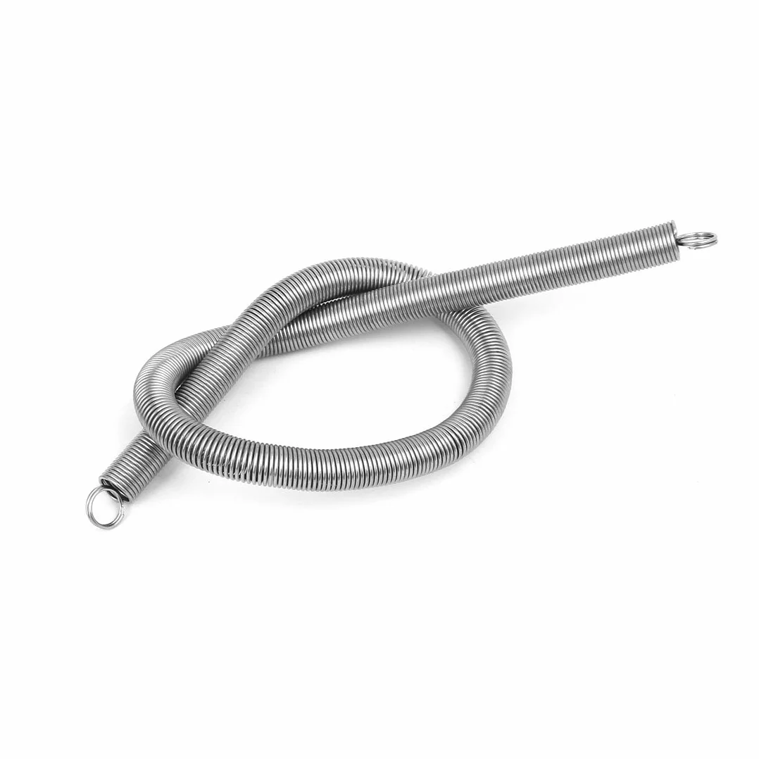 sourcingmap 0,8 mm x 8 mm x 300 mm stal nierdzewna 304 sprężyny naprężne srebrny odcień