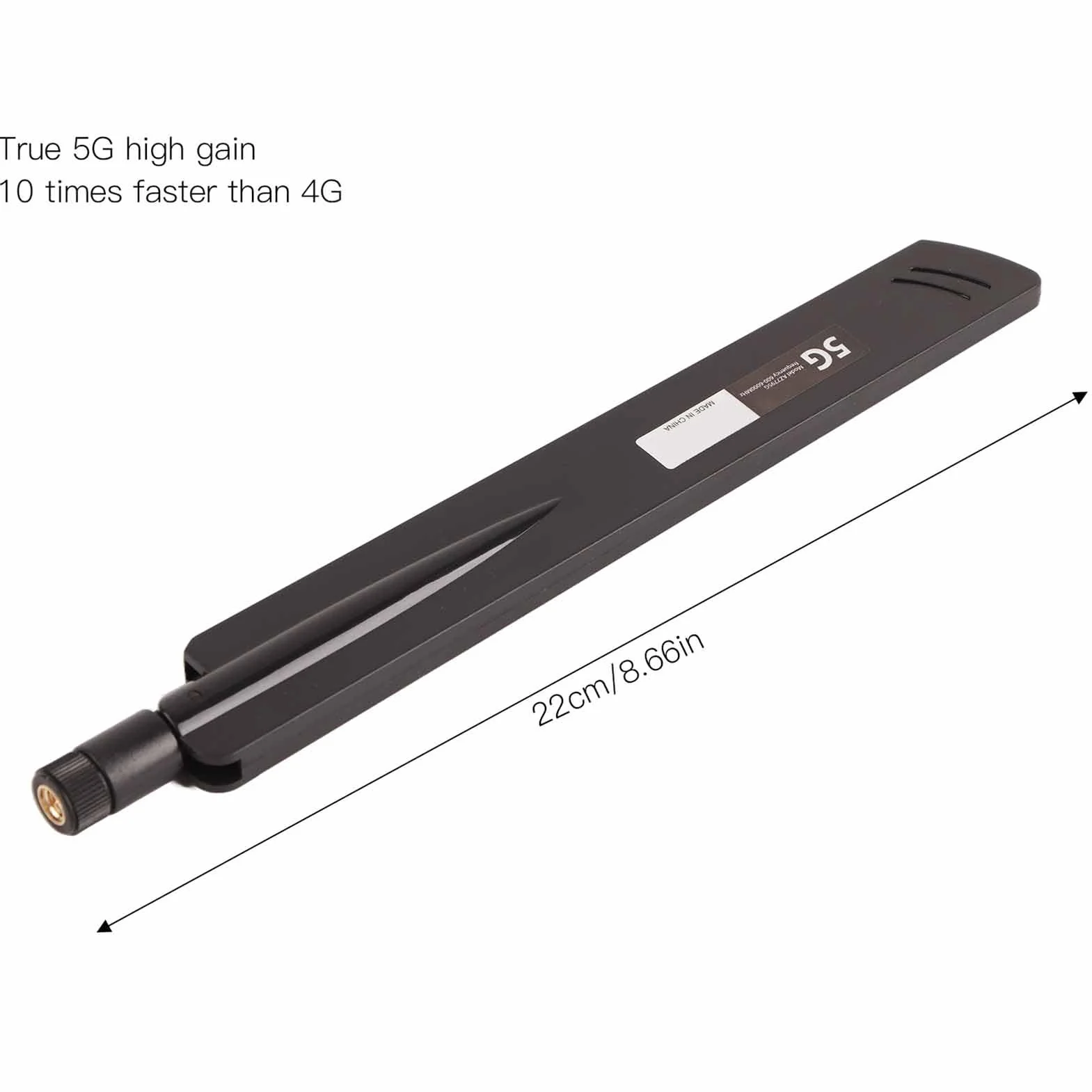 Antena 5G Dookólna SMA 18dbi 600-6000mhz AZ7795G Czarny