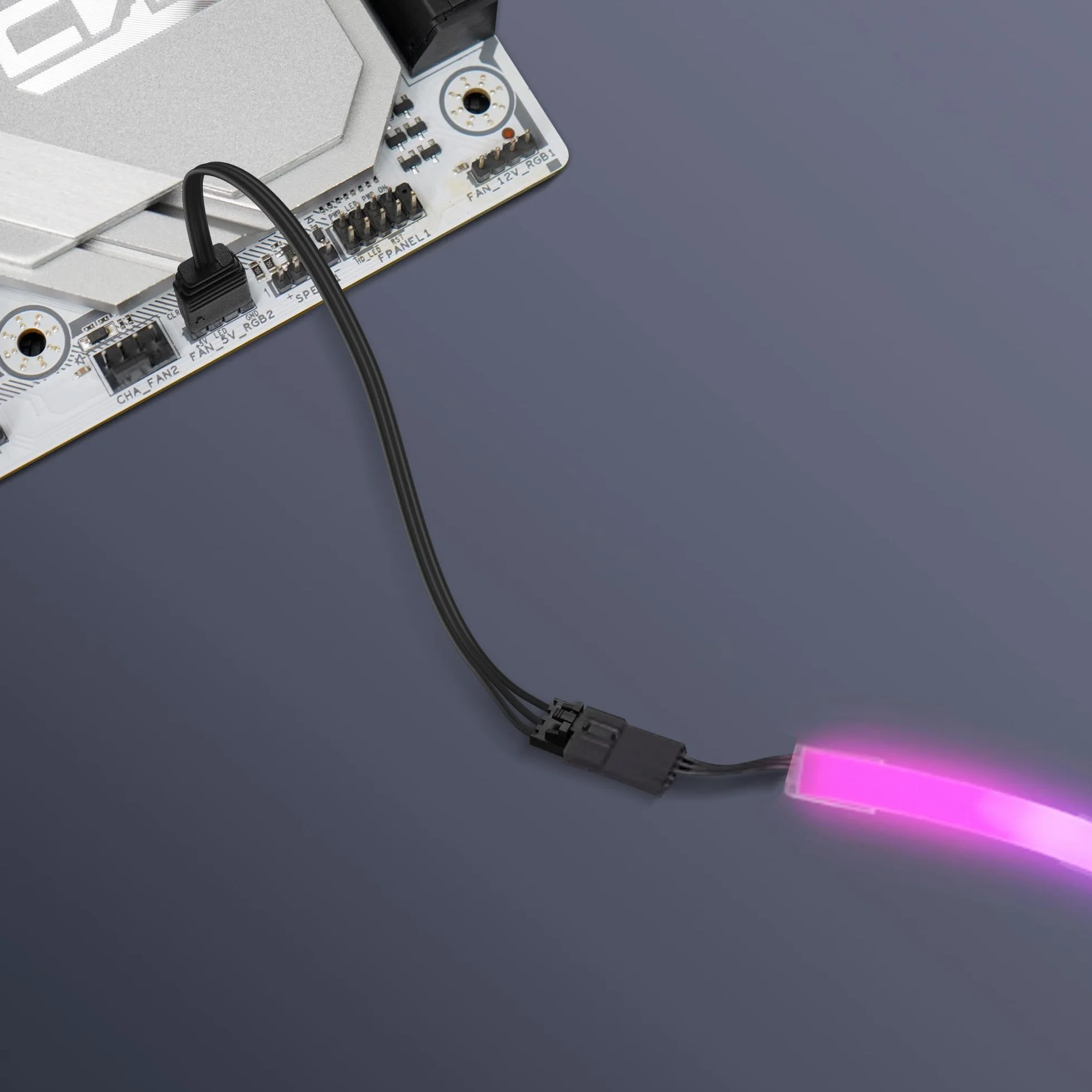 GINTOOYUN 2 szt. 5 V 3-pinowy kabel do konwersji ARGB Corsair 4-pinowy żeński na 5 V 3-pinowy kabel ARG żeński do kontrolera Corsair, QL, LL120, ICUE, Shenguang Sync, Asus, HD itp. (11,4 cala) (Styl 2