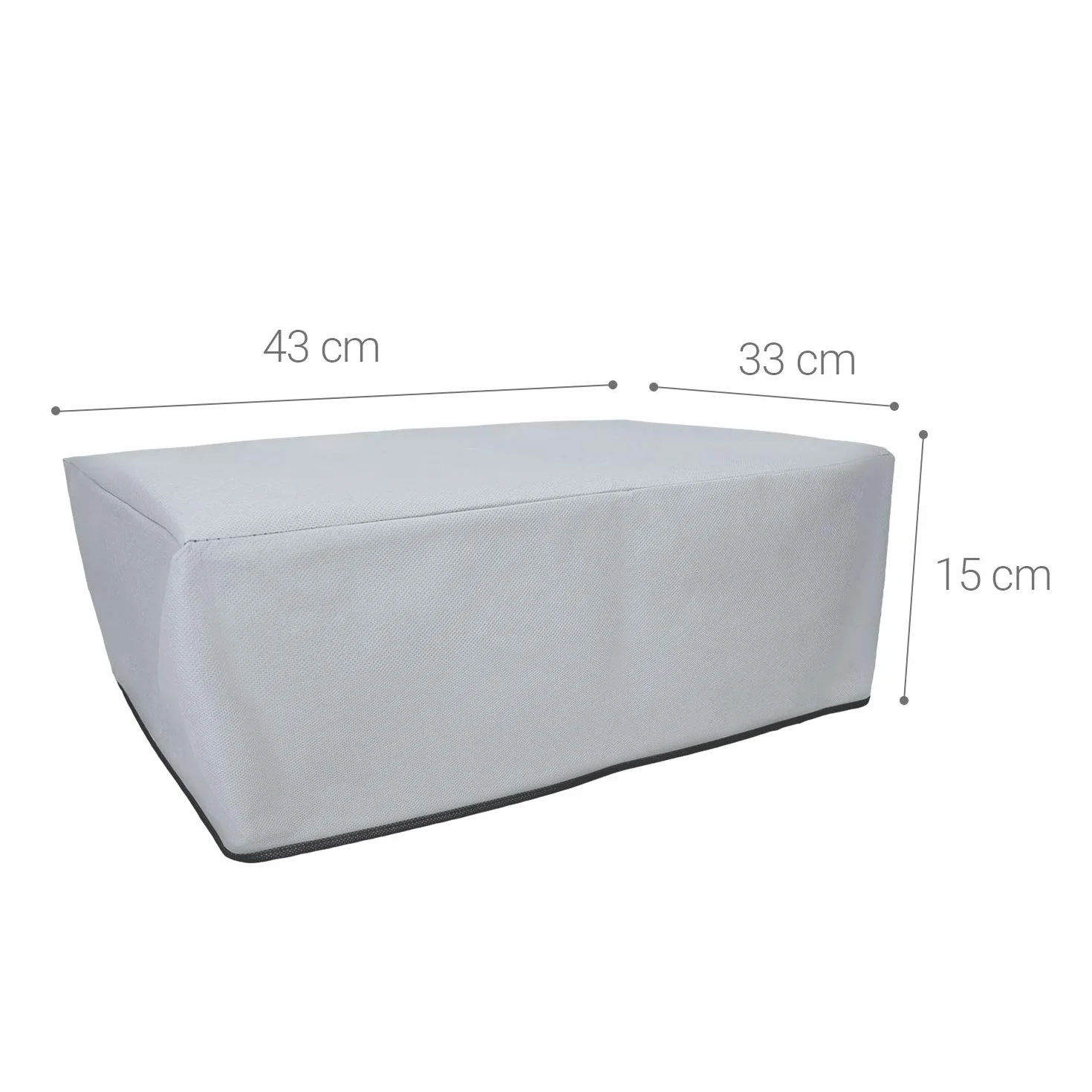 kwmobile Osłona przeciwpyłowa do drukarki kompatybilna Canon Pixma TS5150 5151 MG 2555 jasnoszary
