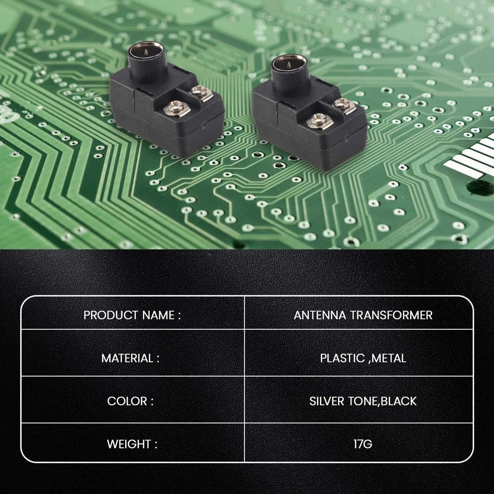 R 2 x Push-On adaptacja anteny transformator 300/75 omów TV F adapter koncentryczny