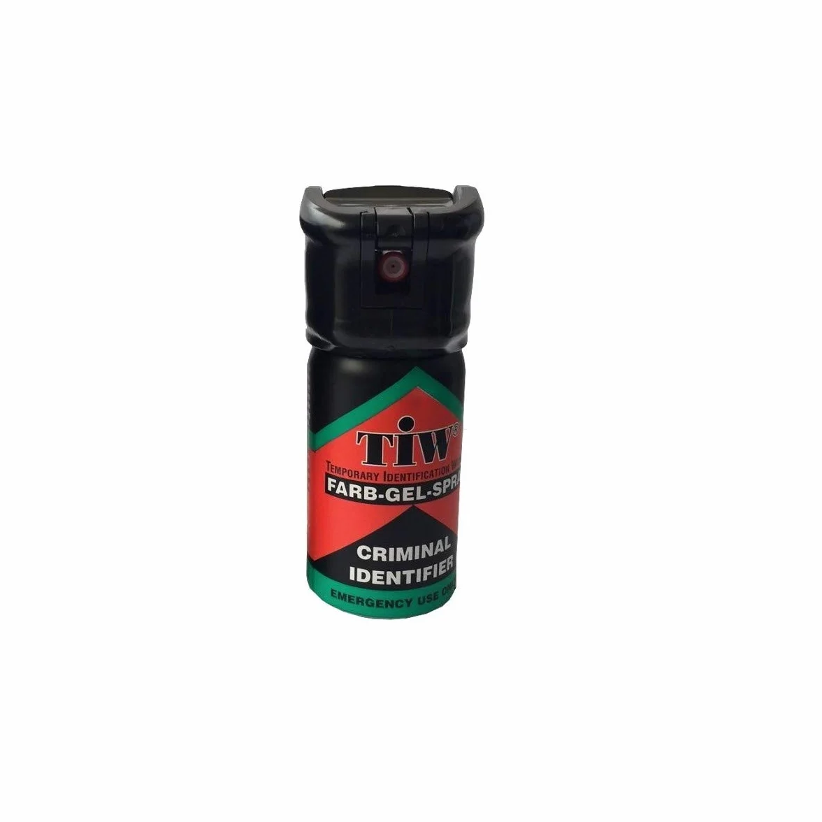 TIW Defence Farb-Gel Spray 40 ml zawór bezpieczeństwa lub klips do paska wersja