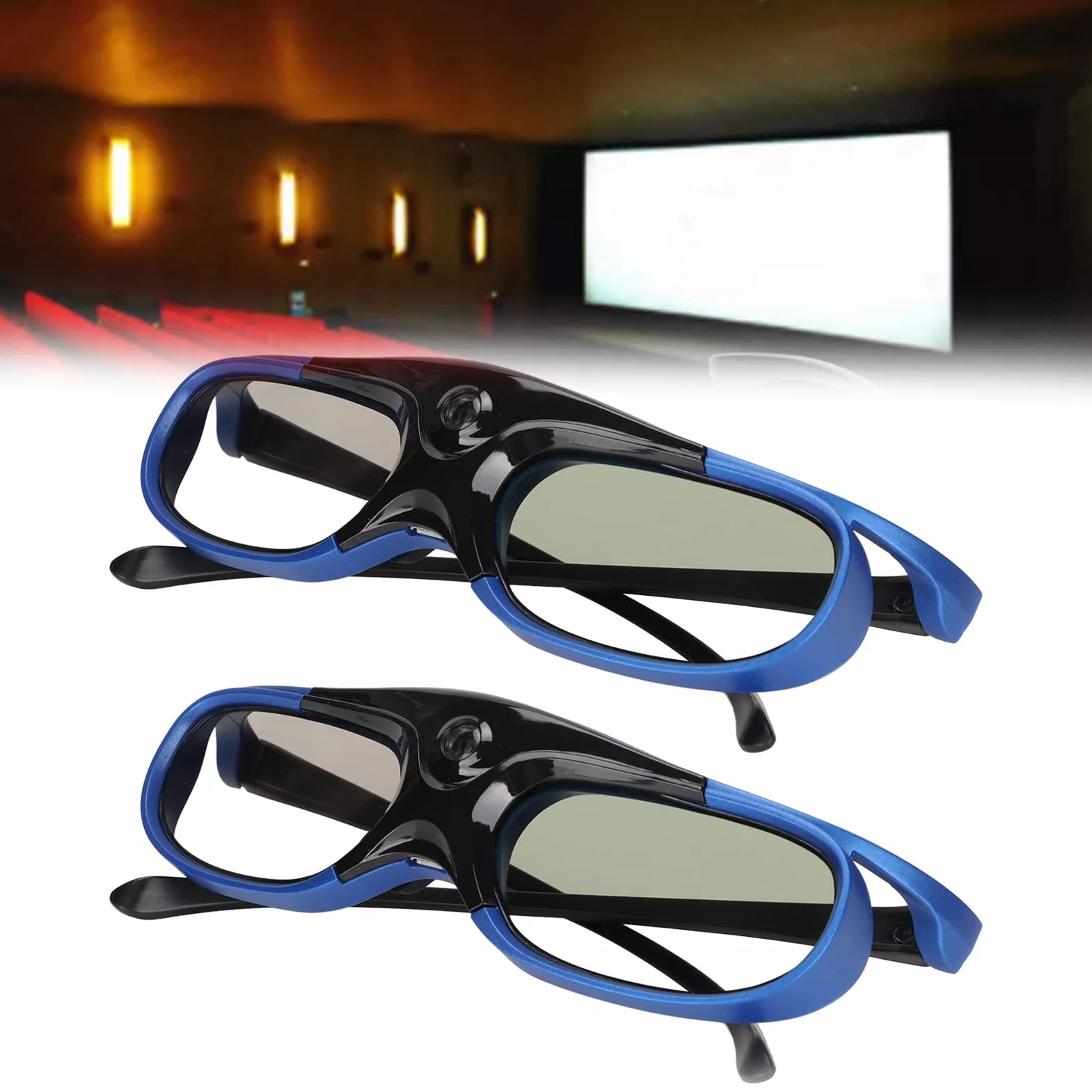 Okulary 3D DLP Link Aktywna Migawka 144 Hz Wbudowana Bateria 80 MAh do Projektorów XGIMI ZX4 H1 JMGO G1 G3 X1 Acer Optoma