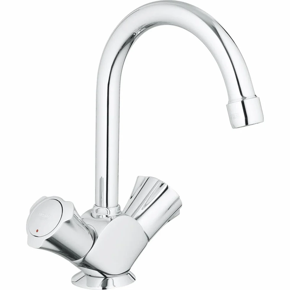 GROHE Bateria umywalkowa jednootworowa Costa DN 15, z zestawem odpływowym, chrom 21375001