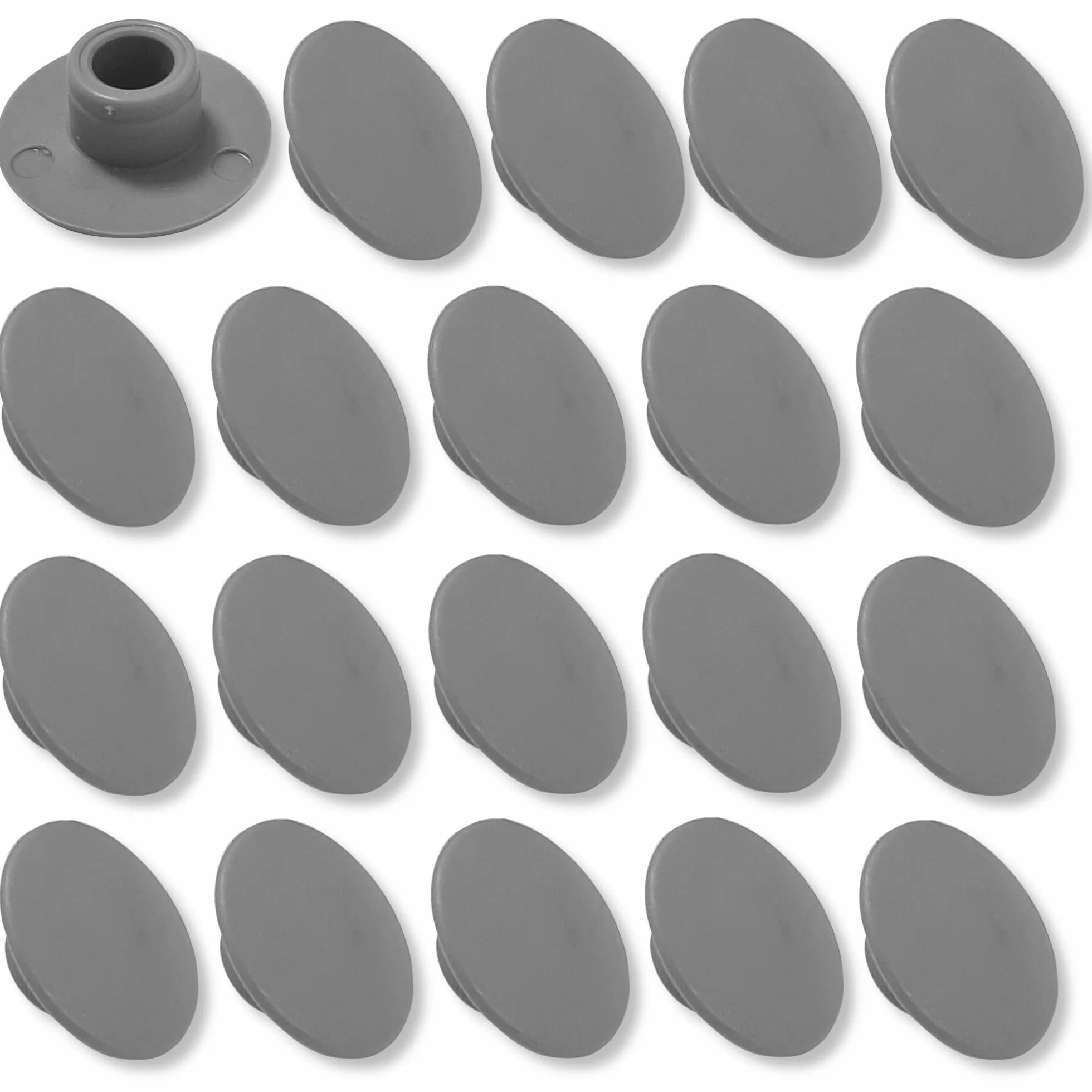 cyclingcolors 10 x zaślepki szare M8 nasadki na śruby z łbem sześciokątnym śruby z łbem walcowym nasadki ochronne CHC