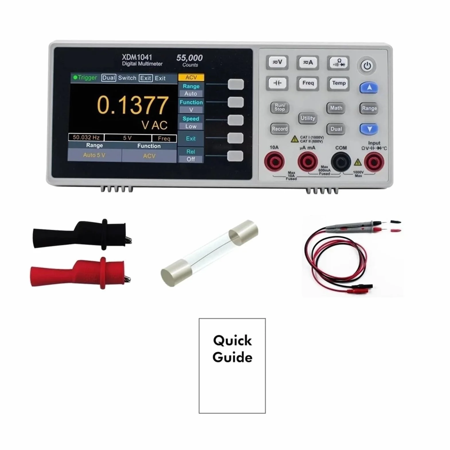 XDM1041 XDM1241 Cyfrowy multimetr przenośny miernik True RMS DC/AC napięcie prądu USB tester(XDM1041)