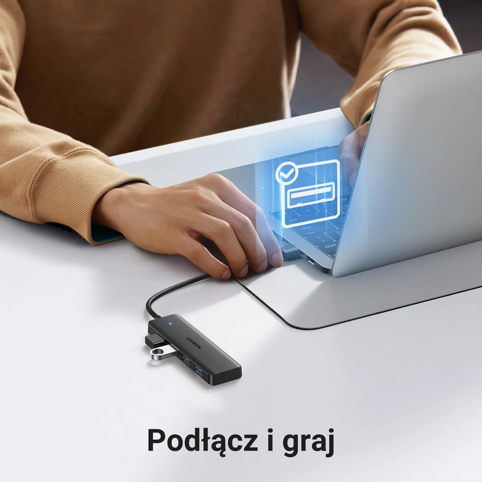 UGREEN Hub USB 3.0 Rozgałęźnik 5 Gbps 15cm