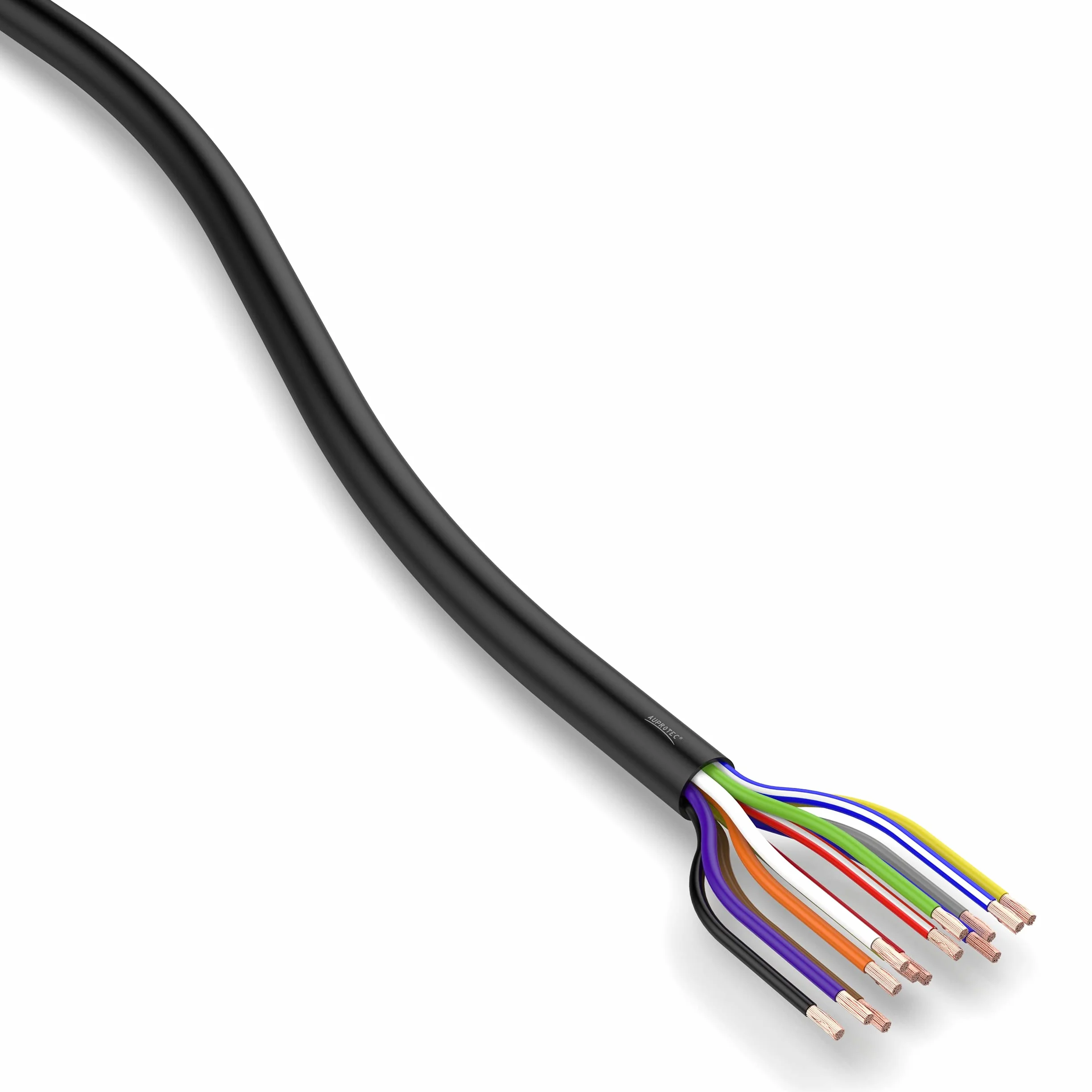 10m przewód samochodowy 13 x 1,5 mm², okrągły 13-żyłowy kabel elektryczny FLRYY do przyczepy samochodowej