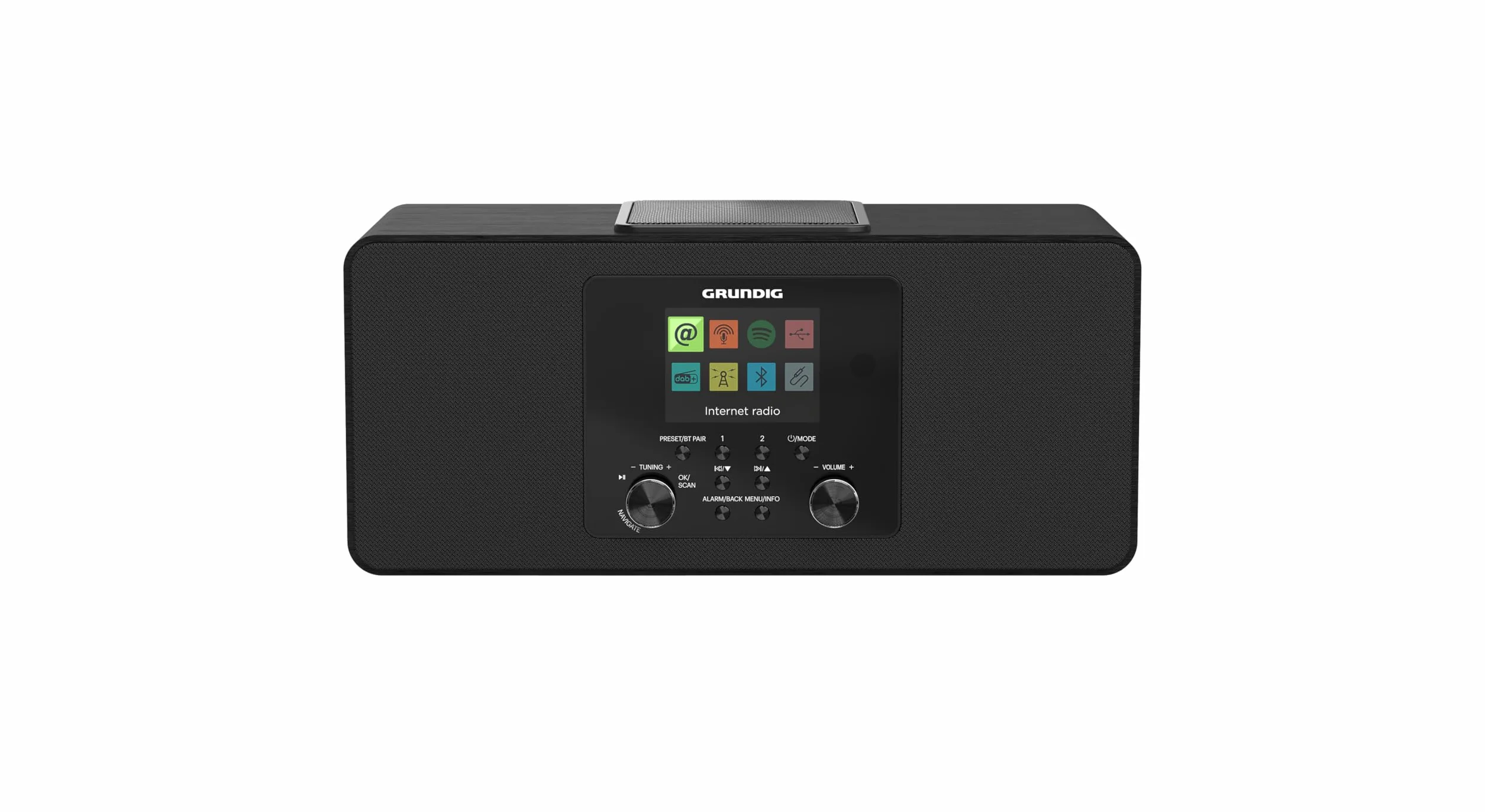 Grundig DTR 6100 2.1 DAB+ Web B All-In-One radio internetowe cyfrowe FM 28 W RMS USB Spotify Connect kolorowy