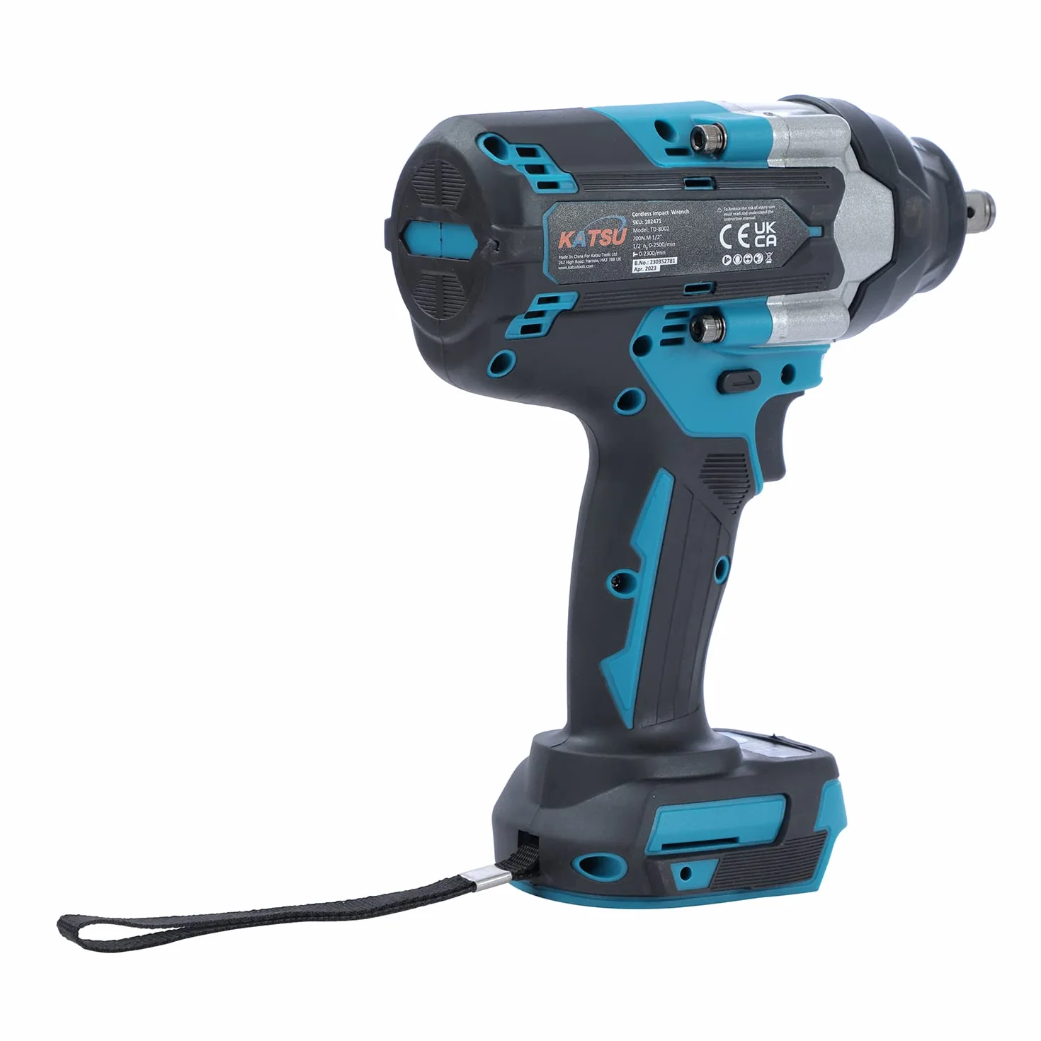 Katsu FIT-BAT akumulatorowa wkrętarka udarowa, bezszczotkowa 21 V 1/2", 700 Nm, bezprzewodowa, elektryczna wkrętarka udarowa, bez akumulatora lub ładowarki 102471