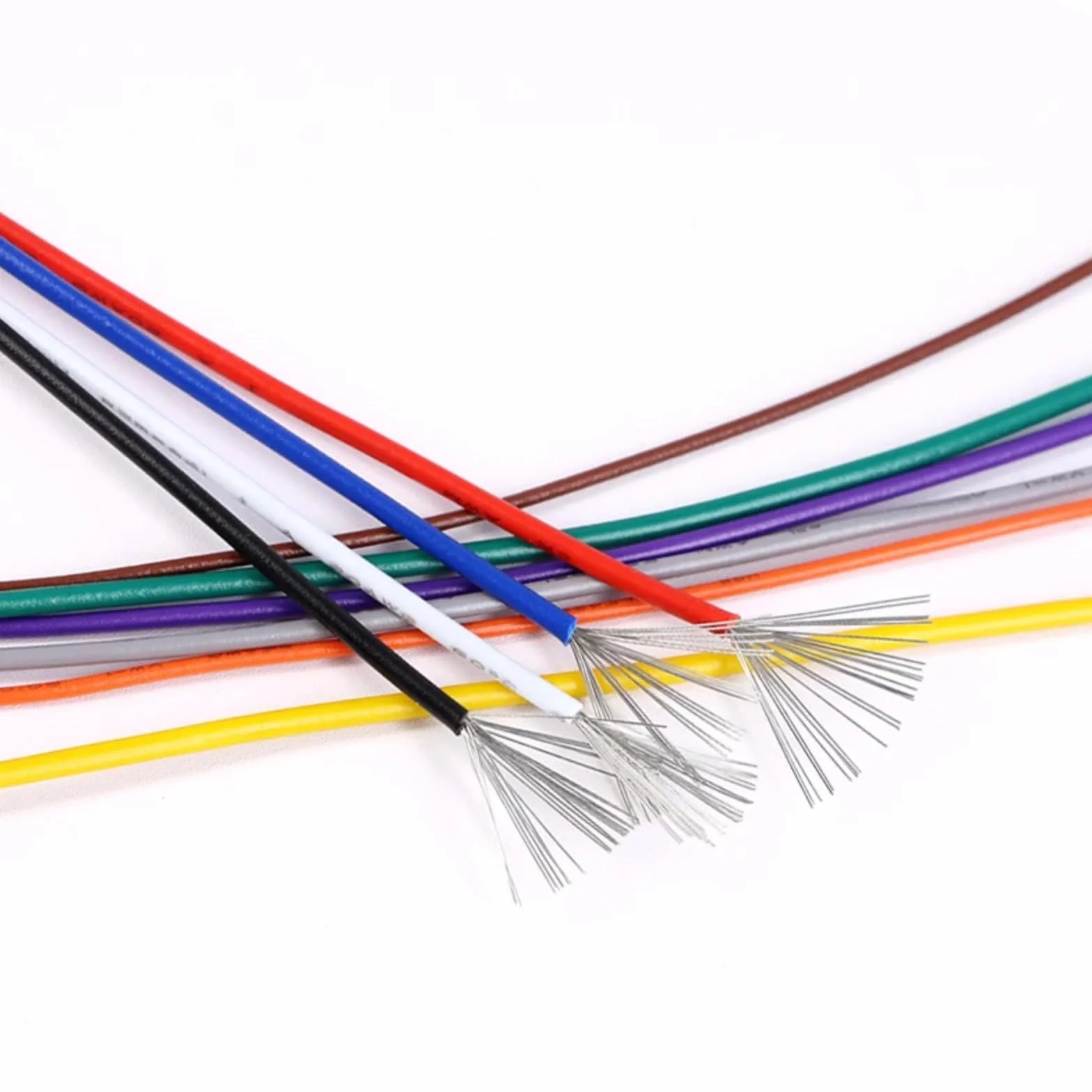 5M-200M UL1571 Kable elektroniczne 32 30 28 26 AWG miękki PVC (szary, 100 m, 26 AWG)