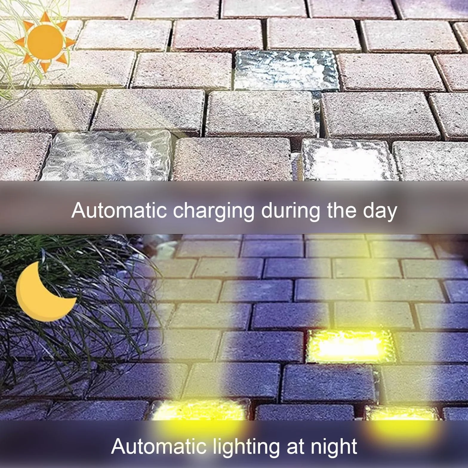 Kwadratowe lampy solarne ogrodowe, lampy ogrodowe LED do podjazdów, patio, podjazdów, dekoracji zewnętrznych