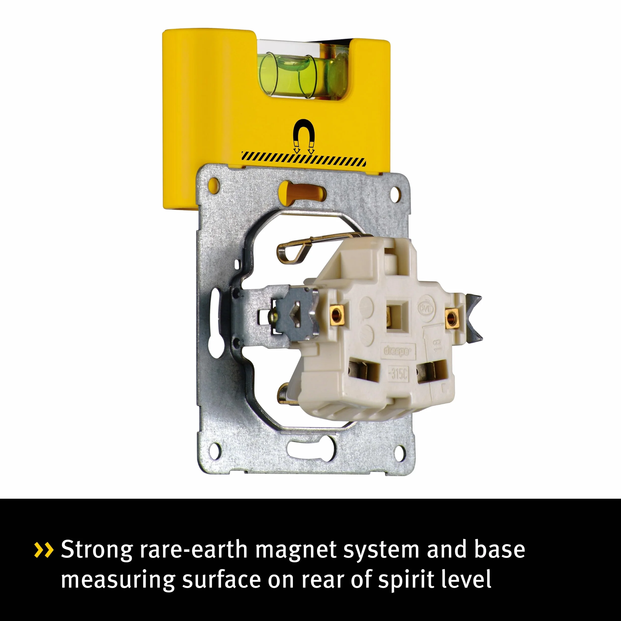Stabila Typ 70 Pocket Electric Poziomica Kieszonkowa, Żółty, 7 cm