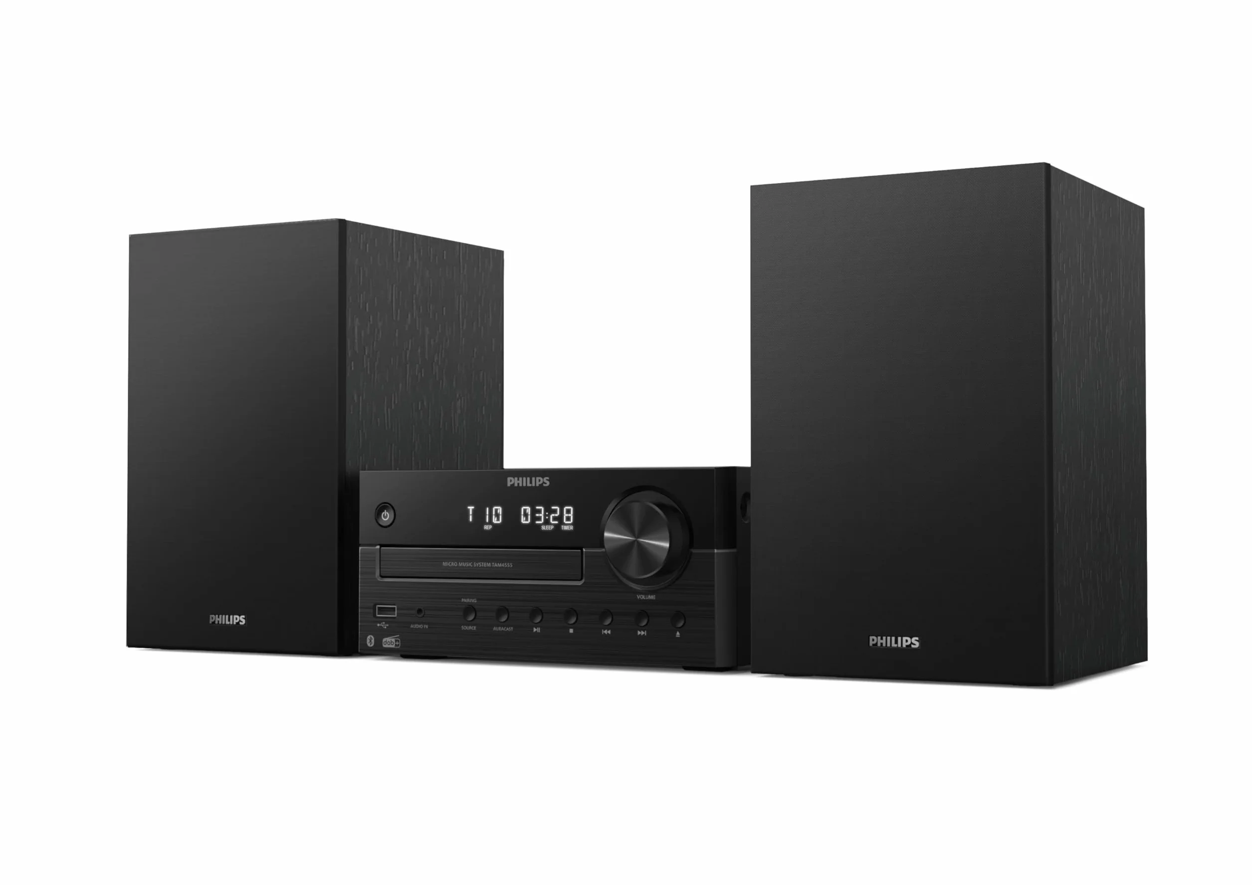 Philips TAM4555M2 Micro Hi-Fi System 100 W Bass Reflex DAB+/FM CD USB Bluetooth 5.4