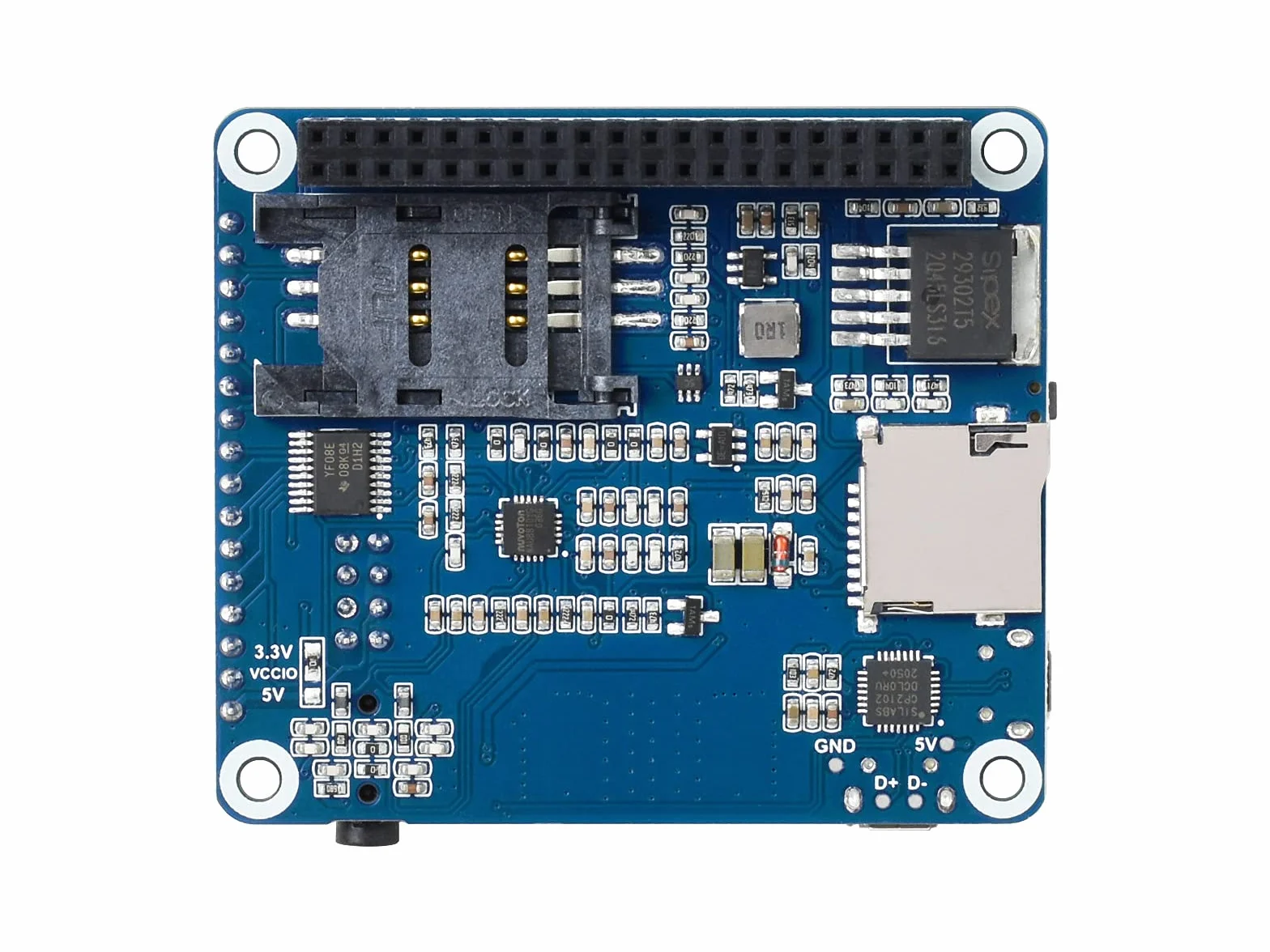 Waveshare SIM7600G-H 4G CZAPKA kompatybilna z Raspberry Pi 4B/3B+/3B/2B/1B+/Zero 2 W/Zero W/Jetson LTE Cat-4 4G/3G/2G GNSS