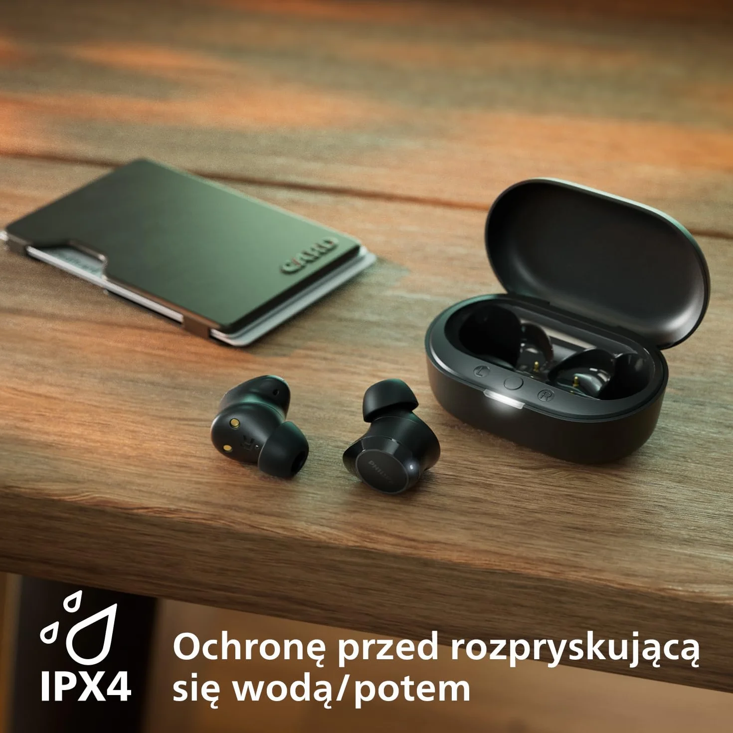 Philips TAT1209BK True Wireless Słuchawki Douszne Bluetooth Czarne In Ear