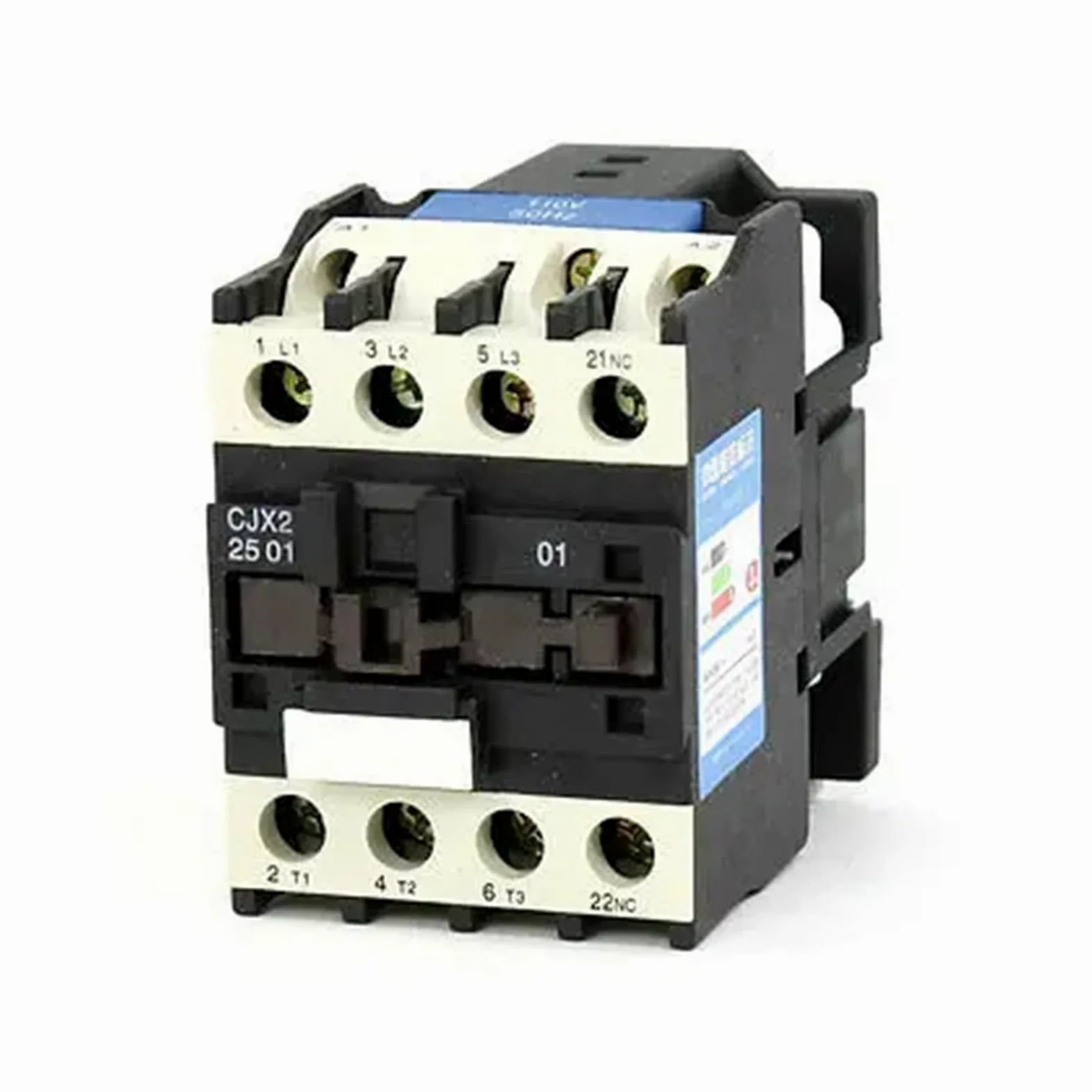 Cjx2-2501 AC stycznik 110 V 50/60 Hz, 25 A trójfazowy 3-tiang 1NC