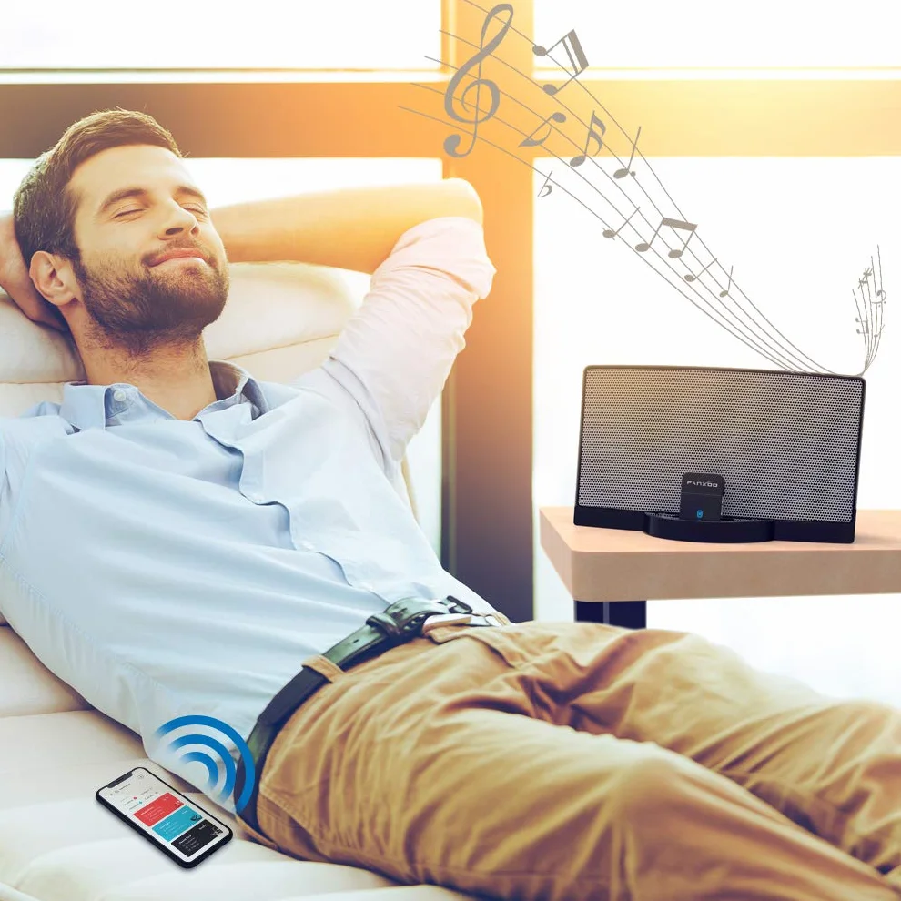 DockPro 30-pinowy adapter Bluetooth 5.3 Kompatybilny z dźwiękiem do iPod iPhone Odbiornik stacji dokującej