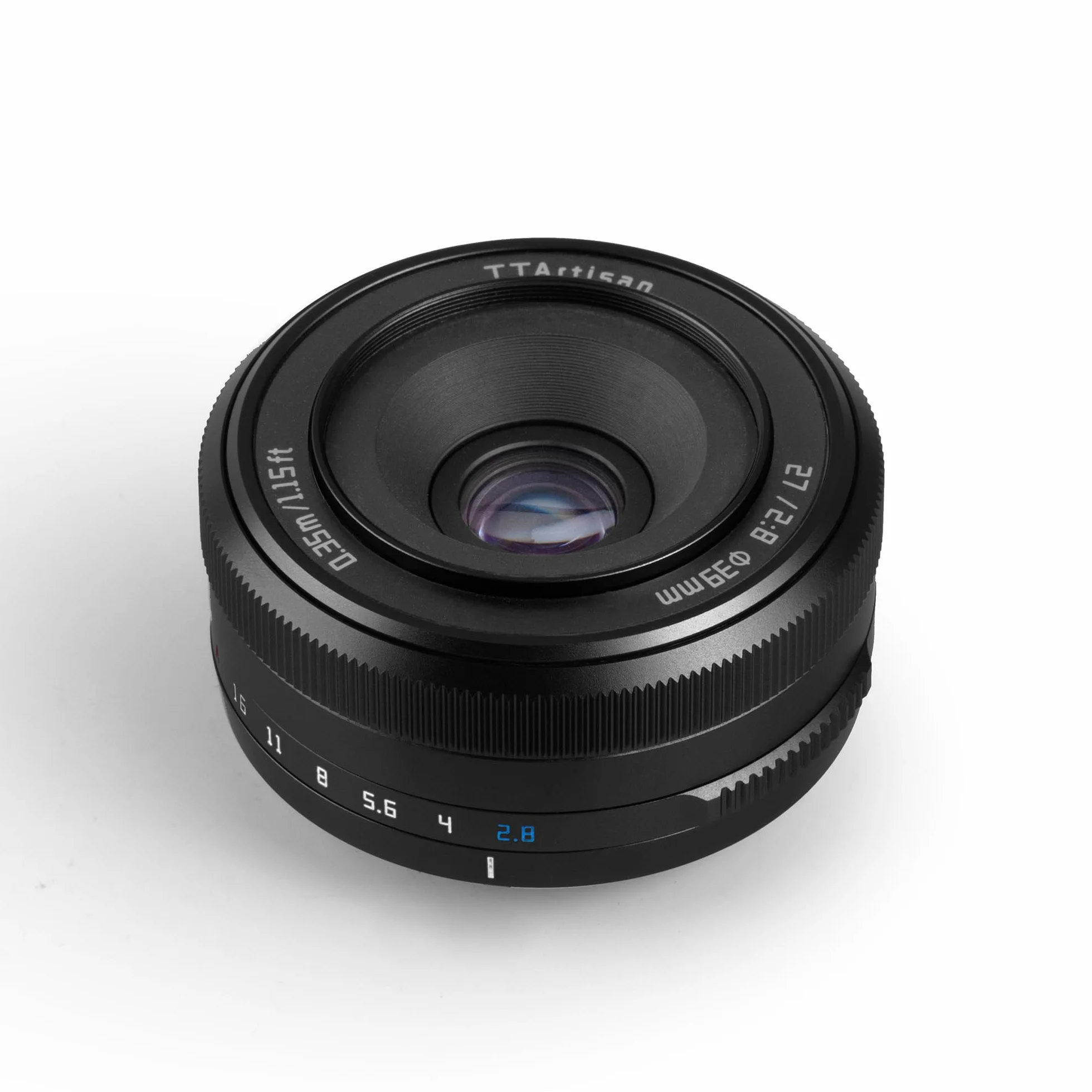 TTARTISAN 27mm F2.8 Obiektyw do Fuji X APS-C AF Metalowy Czarny