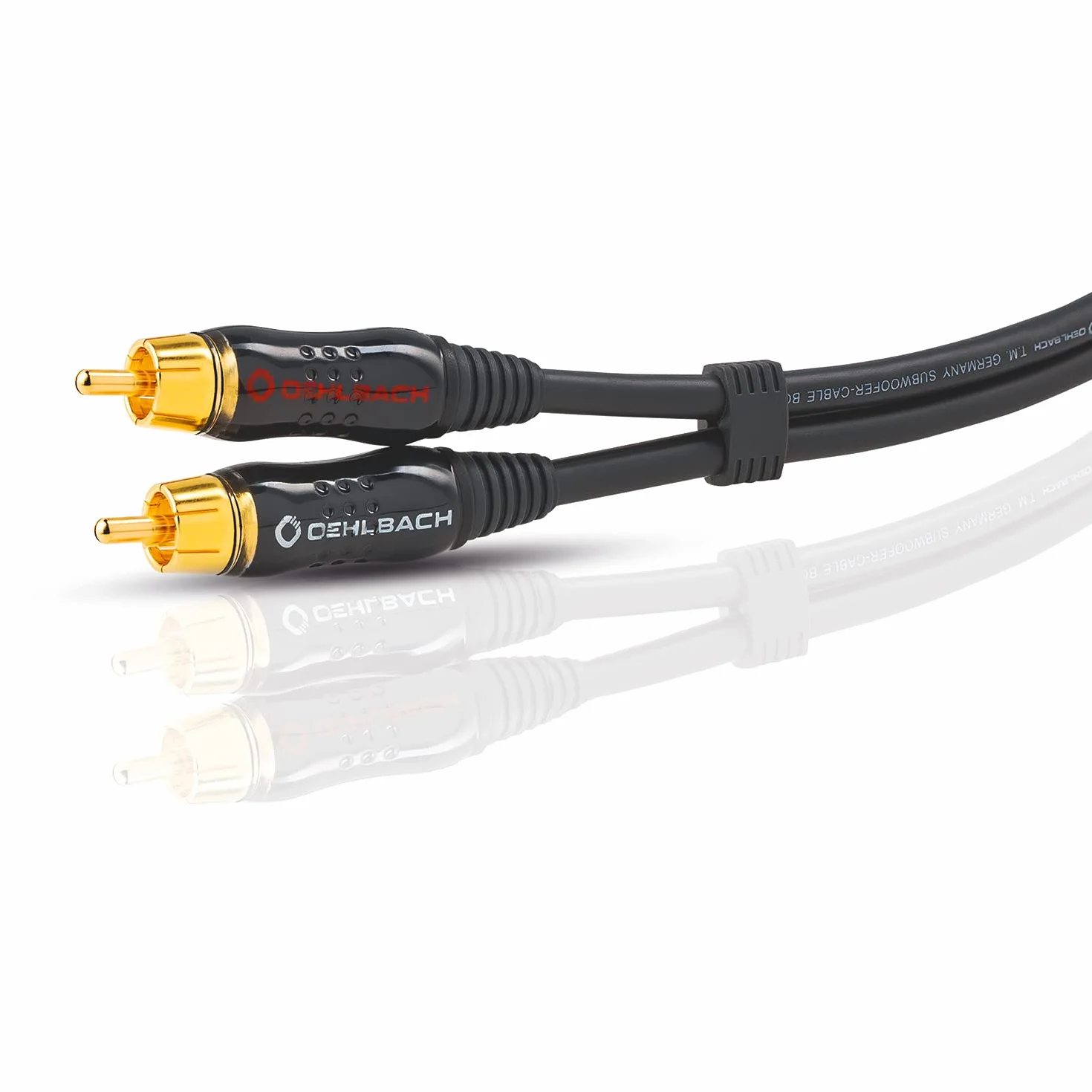 Oehlbach BOOOM 800 kabel Y-Cinch subwoofer 8 m antracyt