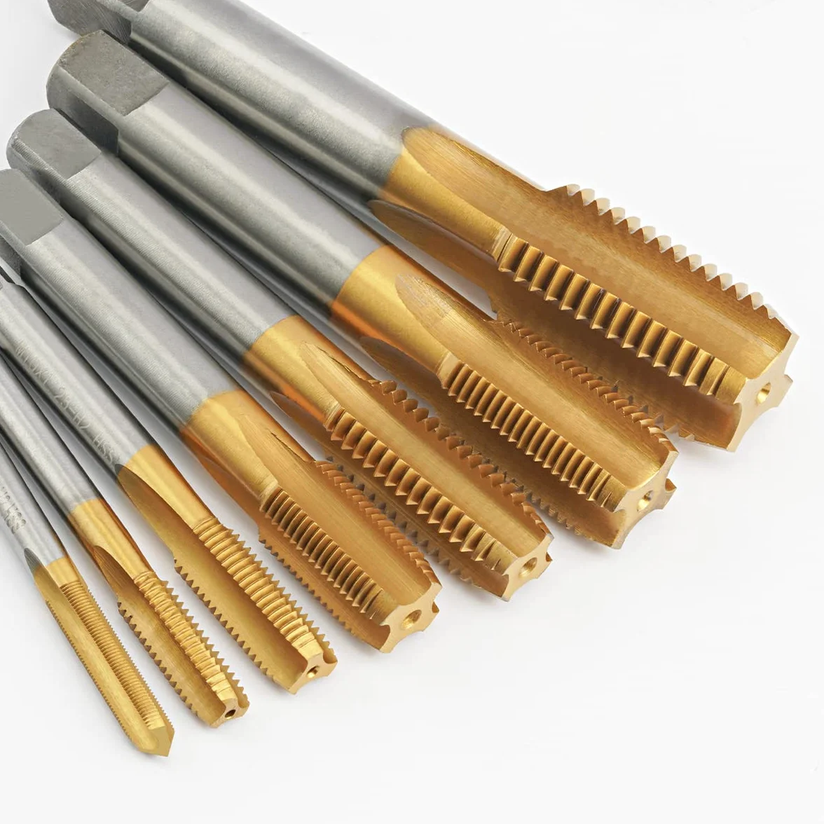 HSS 1/2"-36 UNS Ti-Coated kran maszynowy, 1/2 x 36 UNS gwintowany kran z gwintem z powłoką tytanową prawa ręka